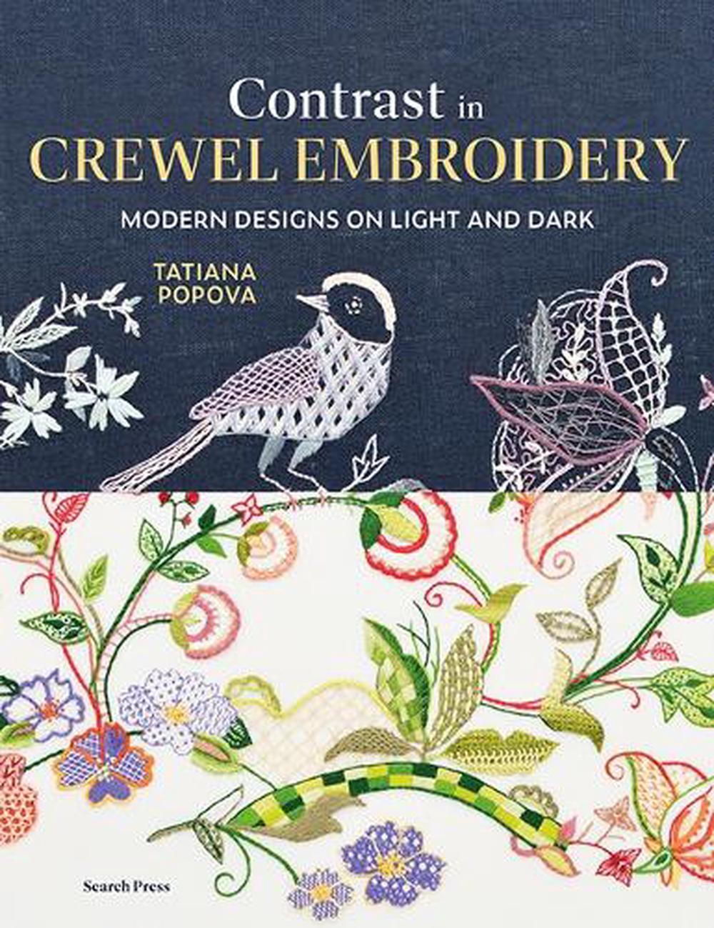 Contrast in Crewel Embroidery, 9781800922716