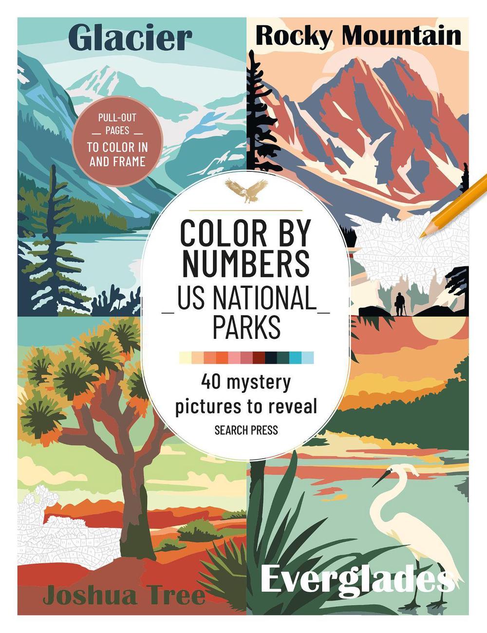 Color by Numbers: US National Parks by Search Press - ISBN: 9781800924604