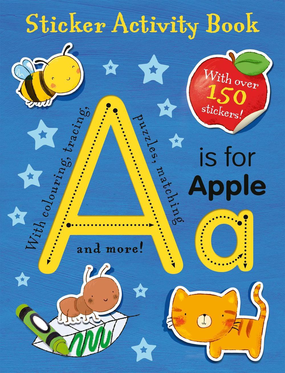 A is for Apple Sticker Activity Book by Summer Macon - ISBN: 9781801048941