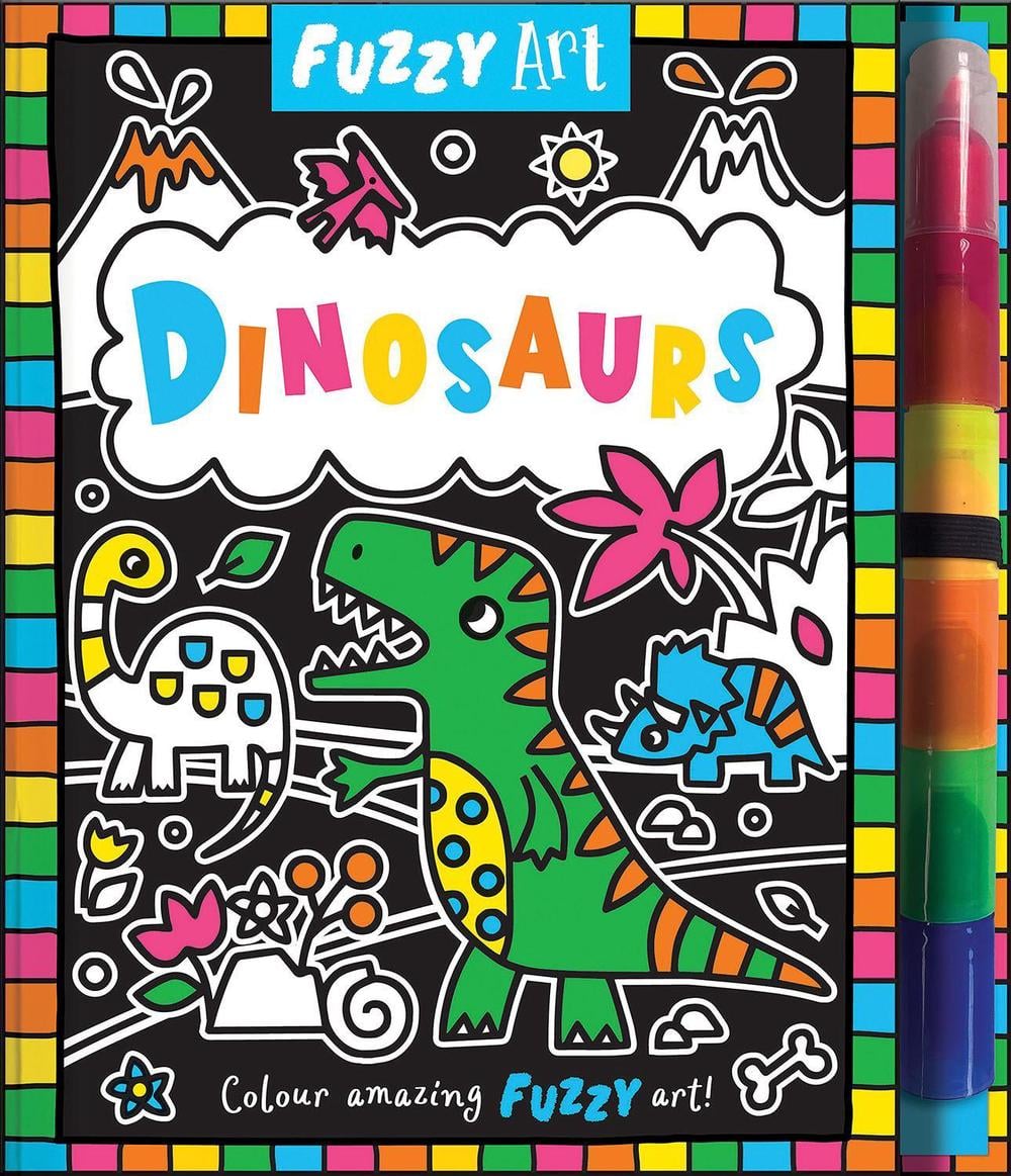Fuzzy Art Dinosaurs by Melanie Hibbert - ISBN: 9781801055604