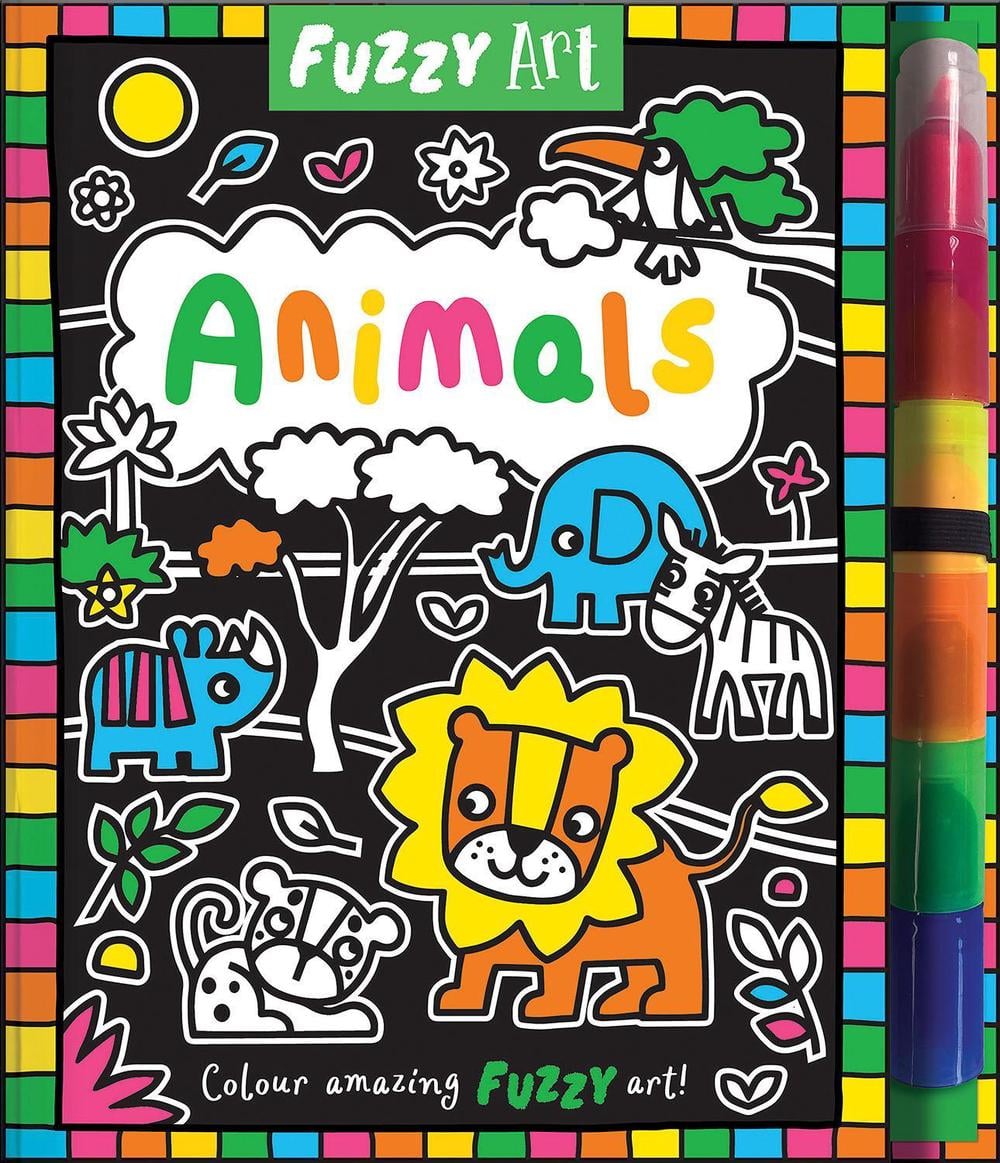 Fuzzy Art Animals by Melanie Hibbert - ISBN: 9781801055680