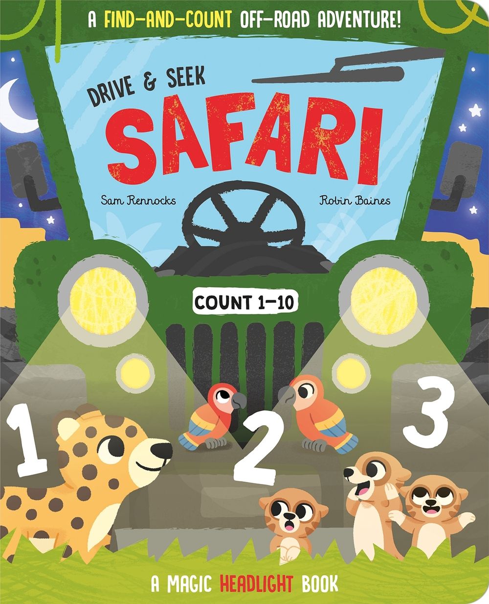Drive & Seek Safari - A Magic Find & Count Adventure by Jenny Copper - ISBN: 9781801058391