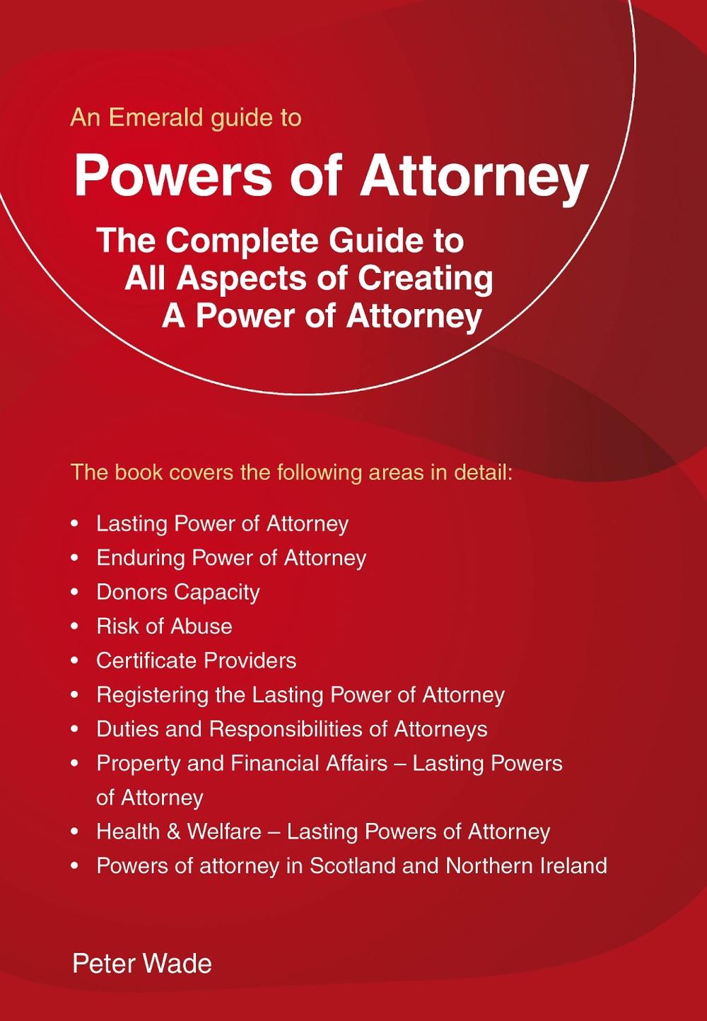 An Emerald Guide to Powers of Attorney, 9781802363869