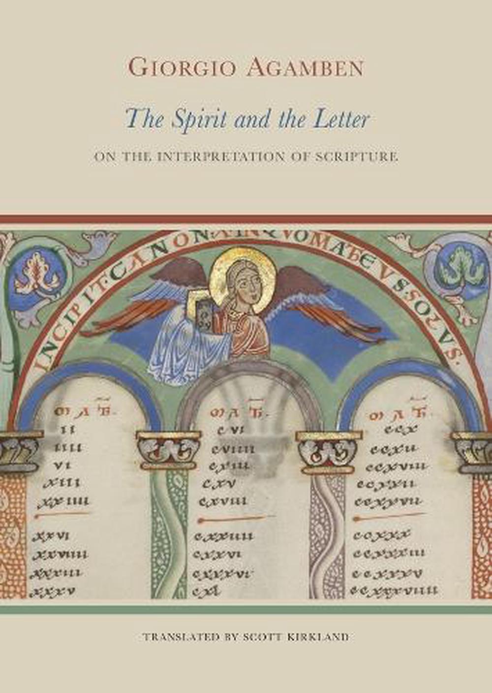 The Spirit and the Letter by Giorgio Agamben - ISBN: 9781803096407