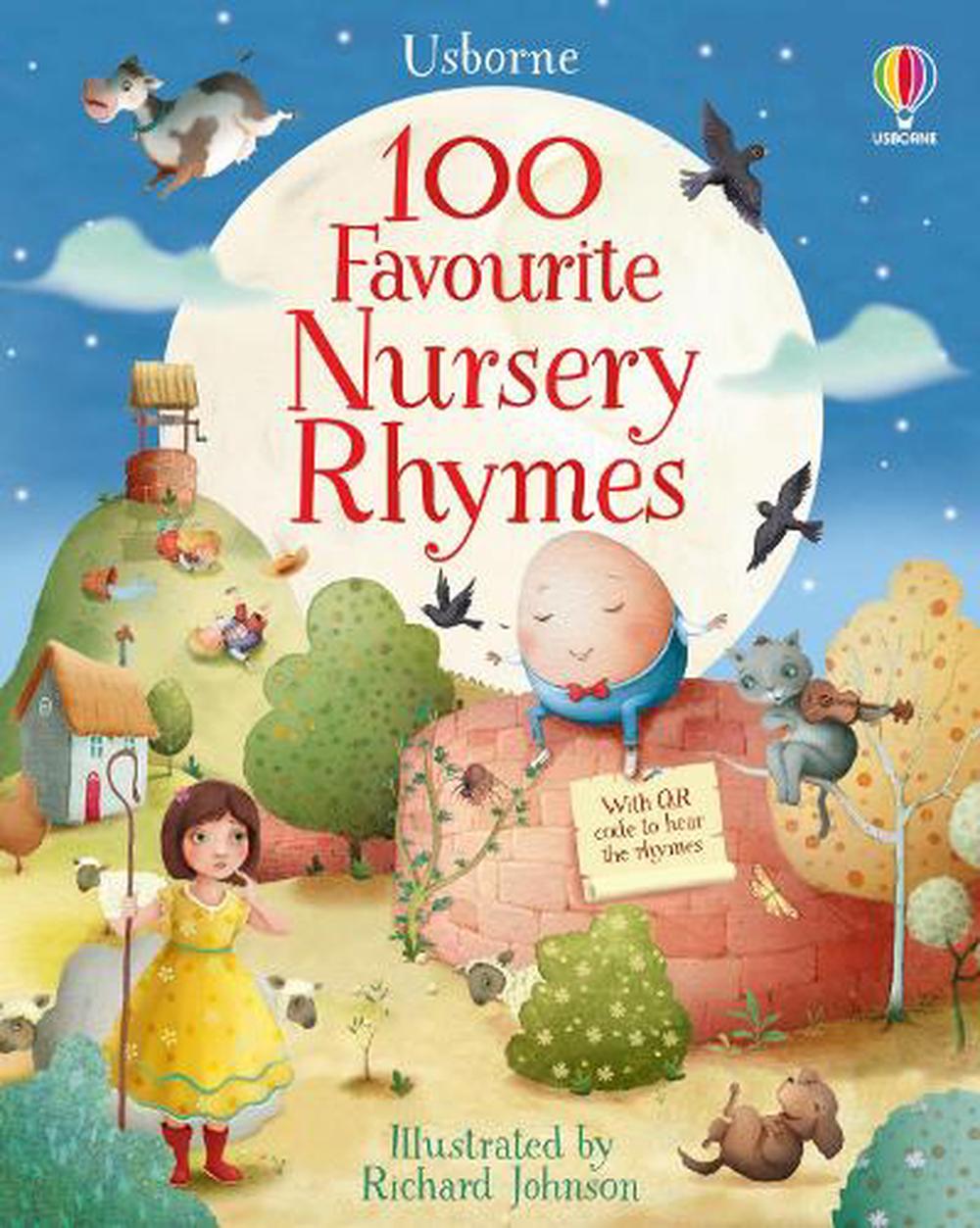 100 Favourite Nursery Rhymes by Felicity Brooks, Hardcover ...