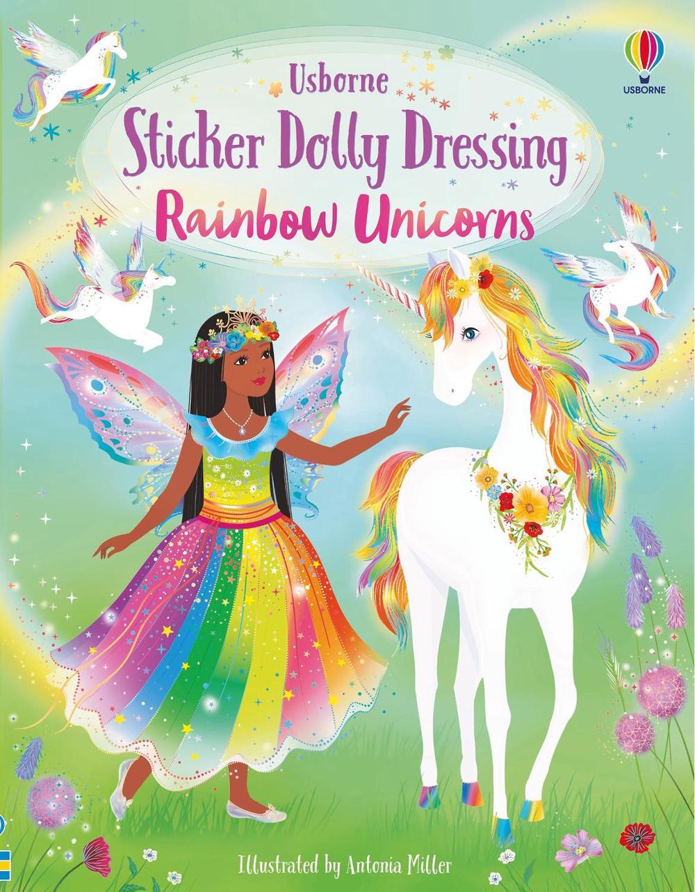 Sticker Dolly Dressing Rainbow Unicorns, 9781803707747
