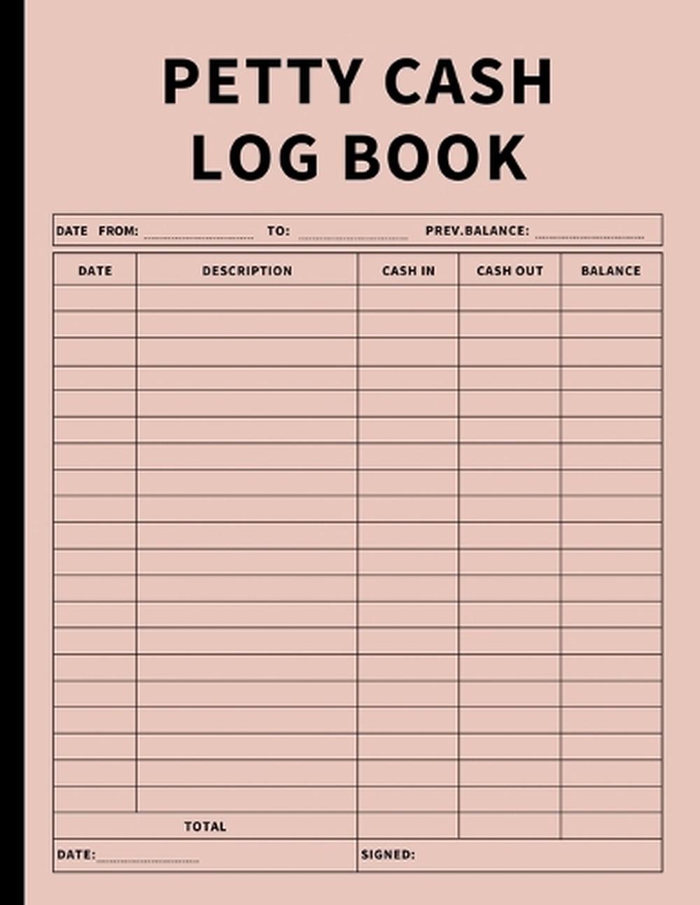 Petty Cash Log Book by Anastasia Finca, Paperback, 9781803932149 | Buy  online at The Nile