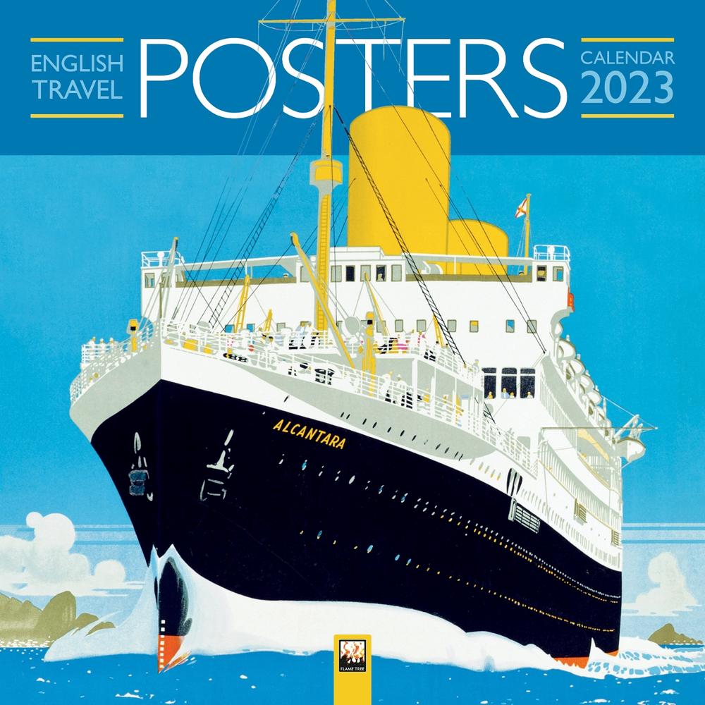 English Travel Posters Wall Calendar 2023 (art Calendar) Buy online