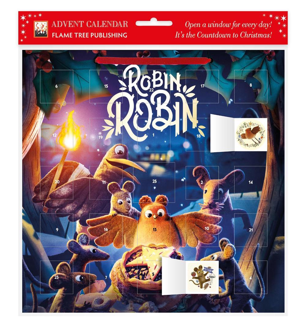 Aardman: Robin Robin Advent Calendar (with stickers), 9781804170908