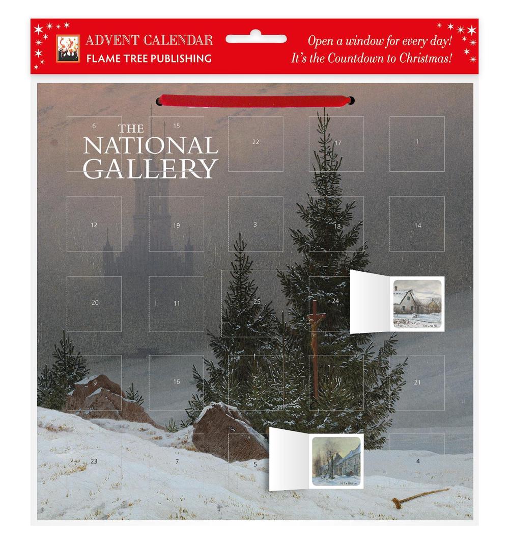 National Gallery: Trafalgar Square at Christmas Advent Calendar (with stickers), 9781804171578