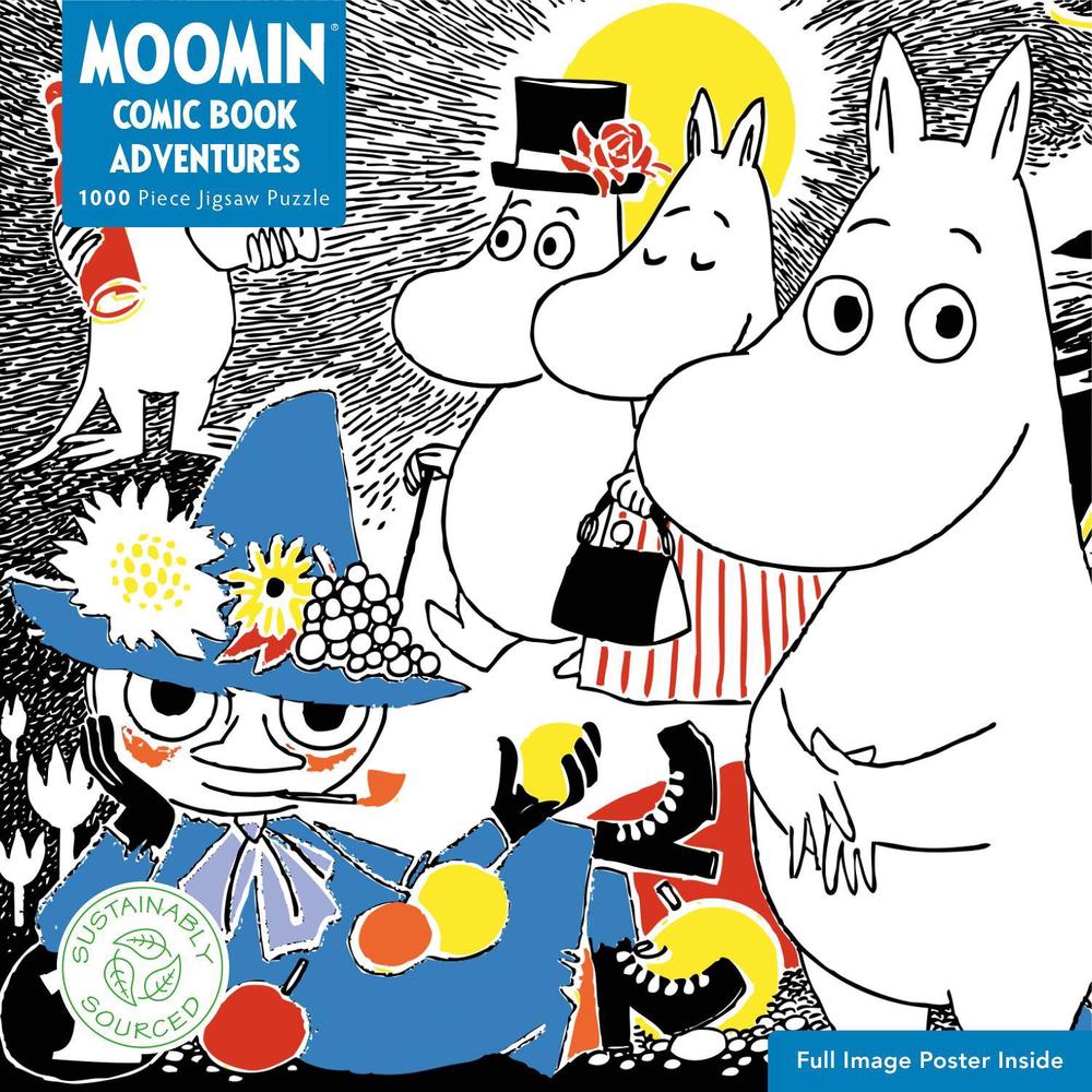 Adult Sustainable Jigsaw Puzzle: Moomin: Comic Strip, Book One, 9781804172858