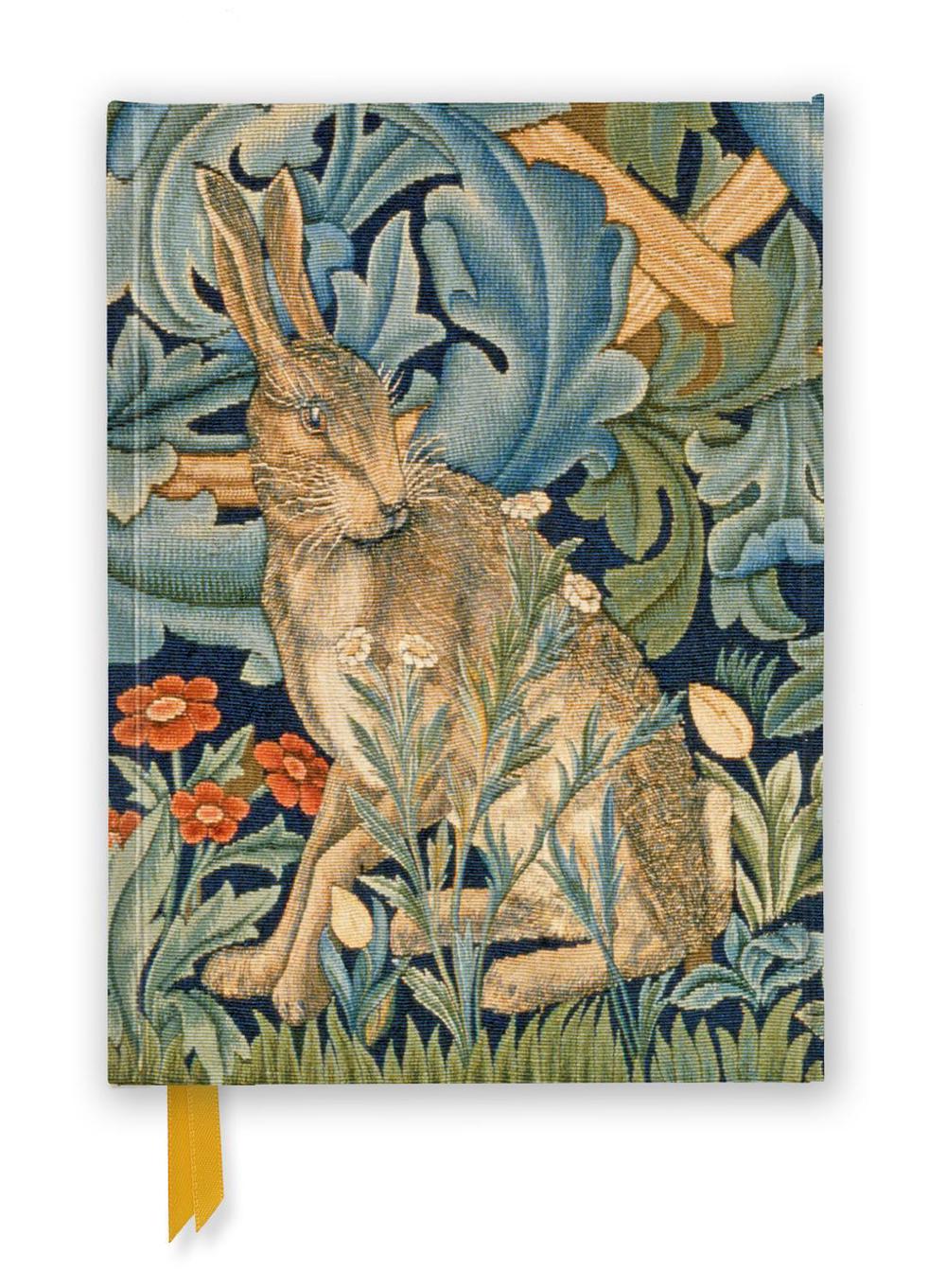 Flame Tree Studio V&A: William Morris: Hare from The Forest Tapestry (Foiled Journal), 9781804173510