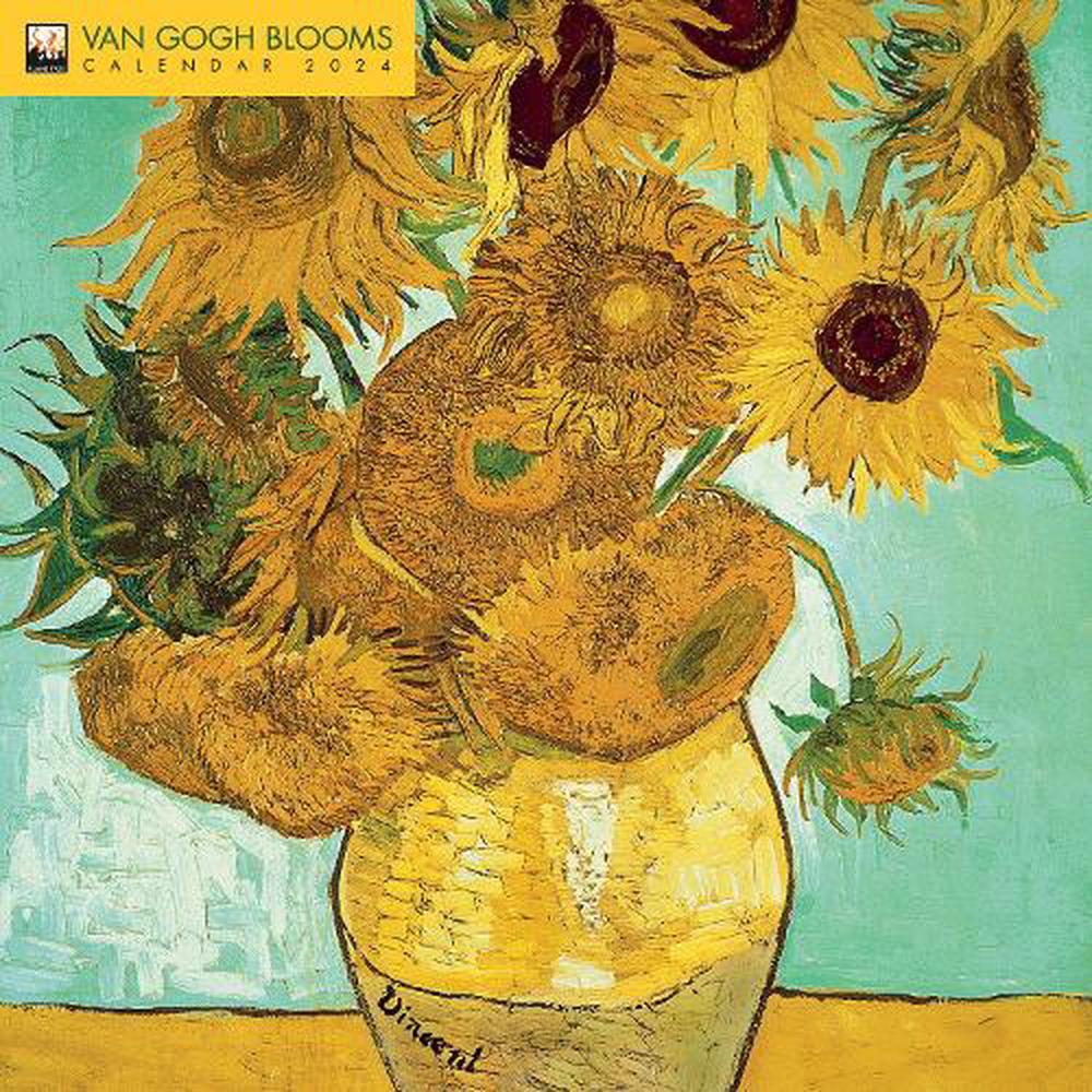 Vincent Van Gogh Blooms Wall Calendar 2024 Art Calendar By Flame Tree   9781804173831 