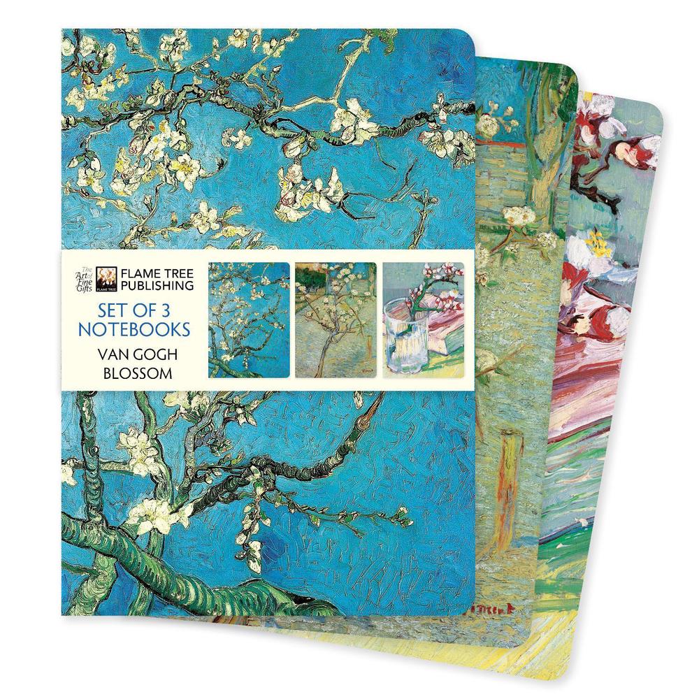 Flame Tree Studio Vincent van Gogh: Blossom Set of 3 Standard Notebooks, 9781804175538