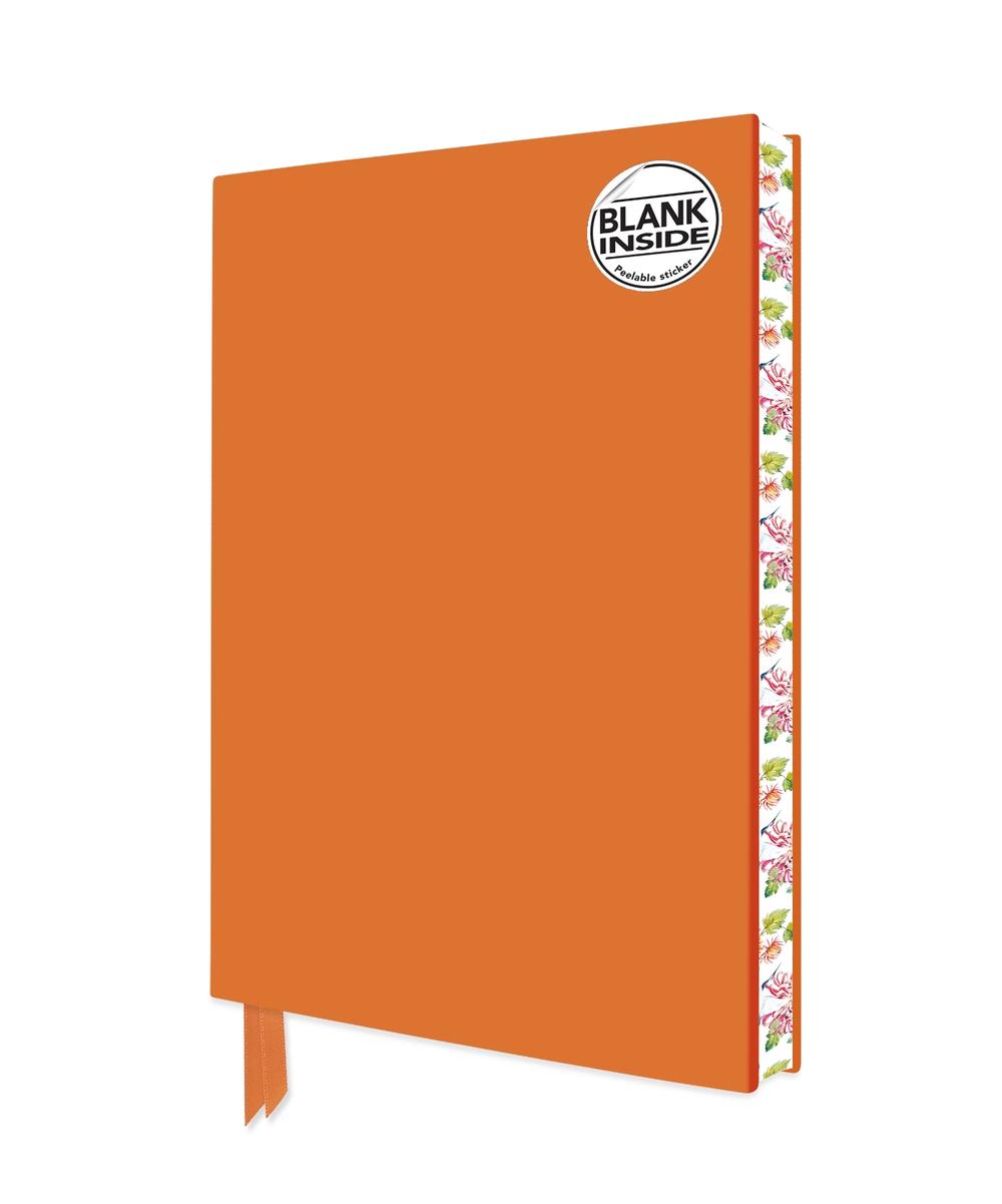 Flame Tree Studio Orange Blank Artisan Notebook (Flame Tree Journals), 9781804178294
