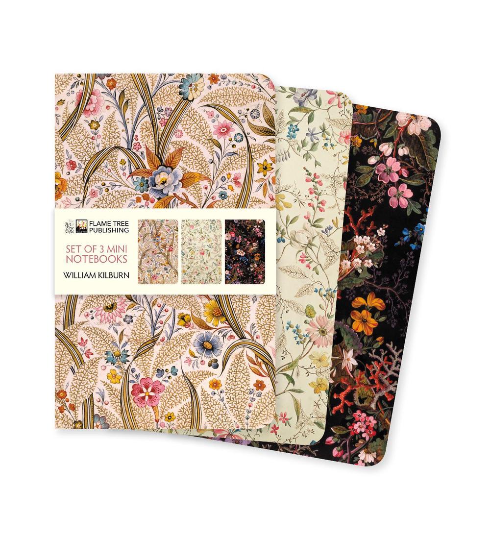 Flame Tree Studio William Kilburn Set of 3 Mini Notebooks by Flame Tree Studio - ISBN: 9781804178829