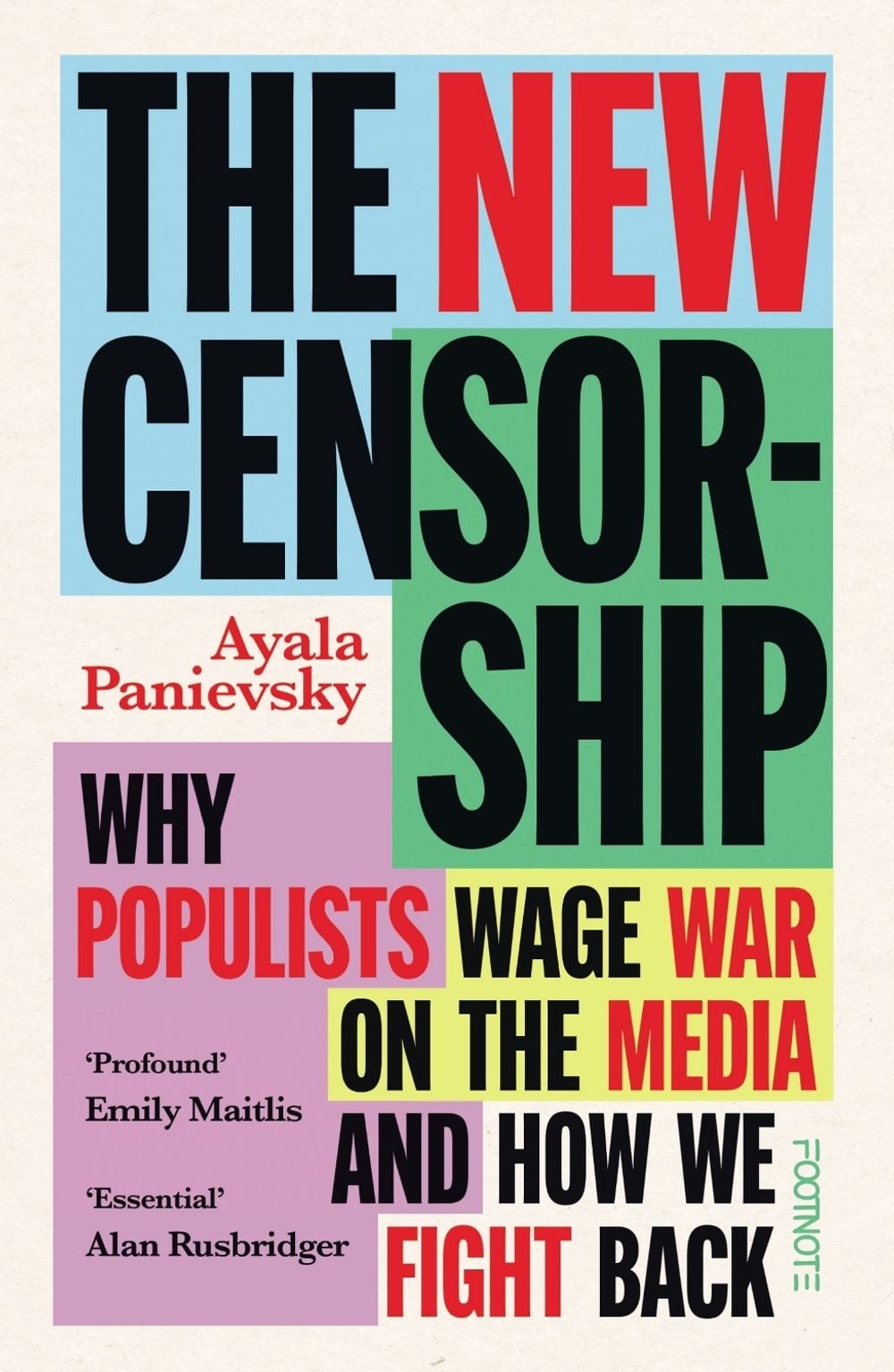 The New Censorship by Ayala Panievsky - ISBN: 9781804444160