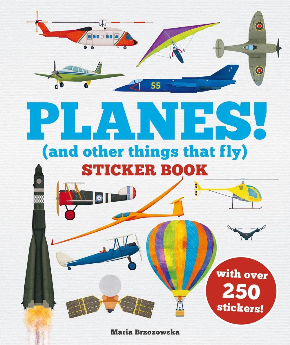 Planes! Sticker Book, 9781804537855