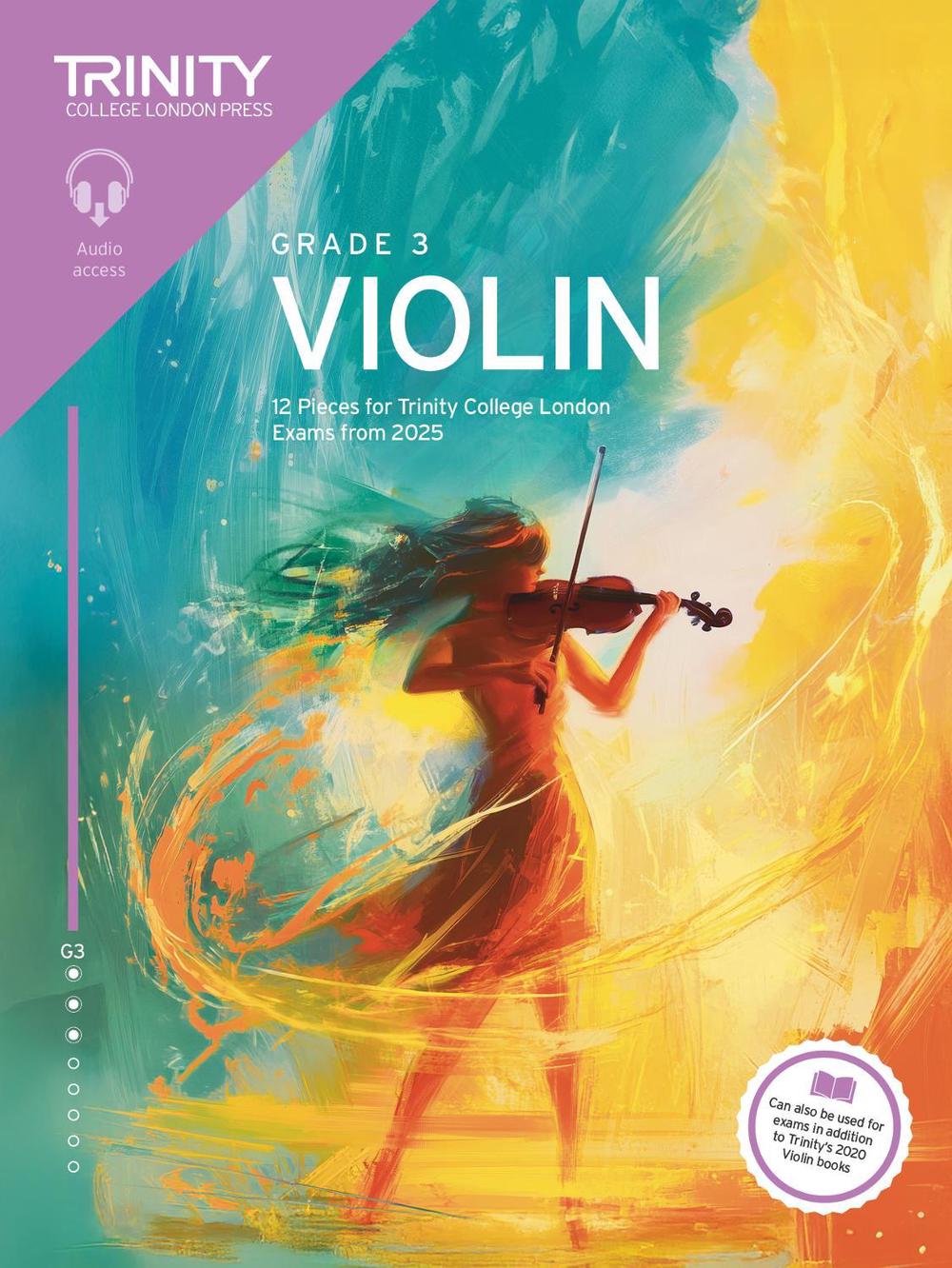 Trinity College London Violin Exam Pieces from 2025: Grade 3, 9781804906545