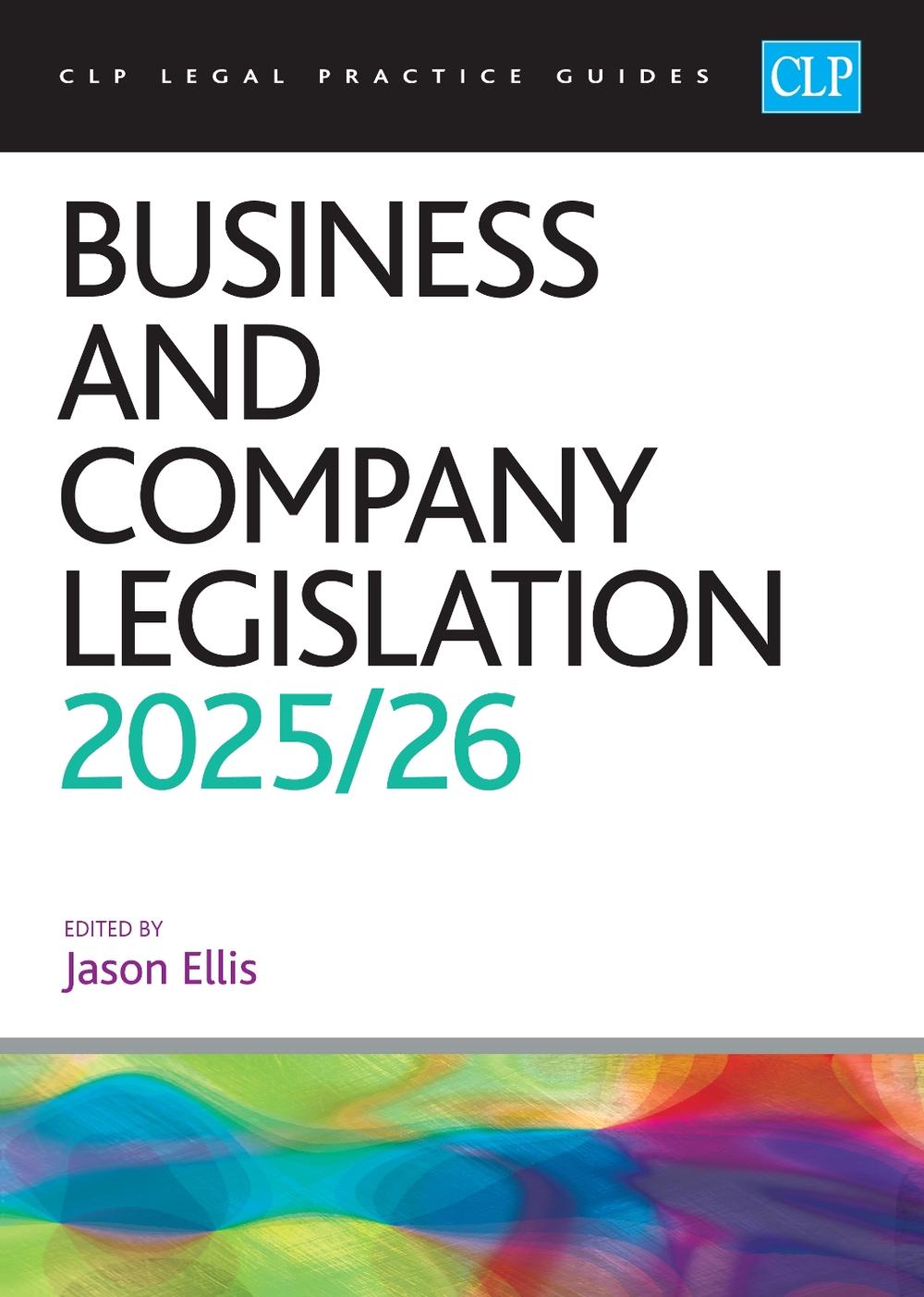 Business and Company Legislation 2025/26, 9781805021674