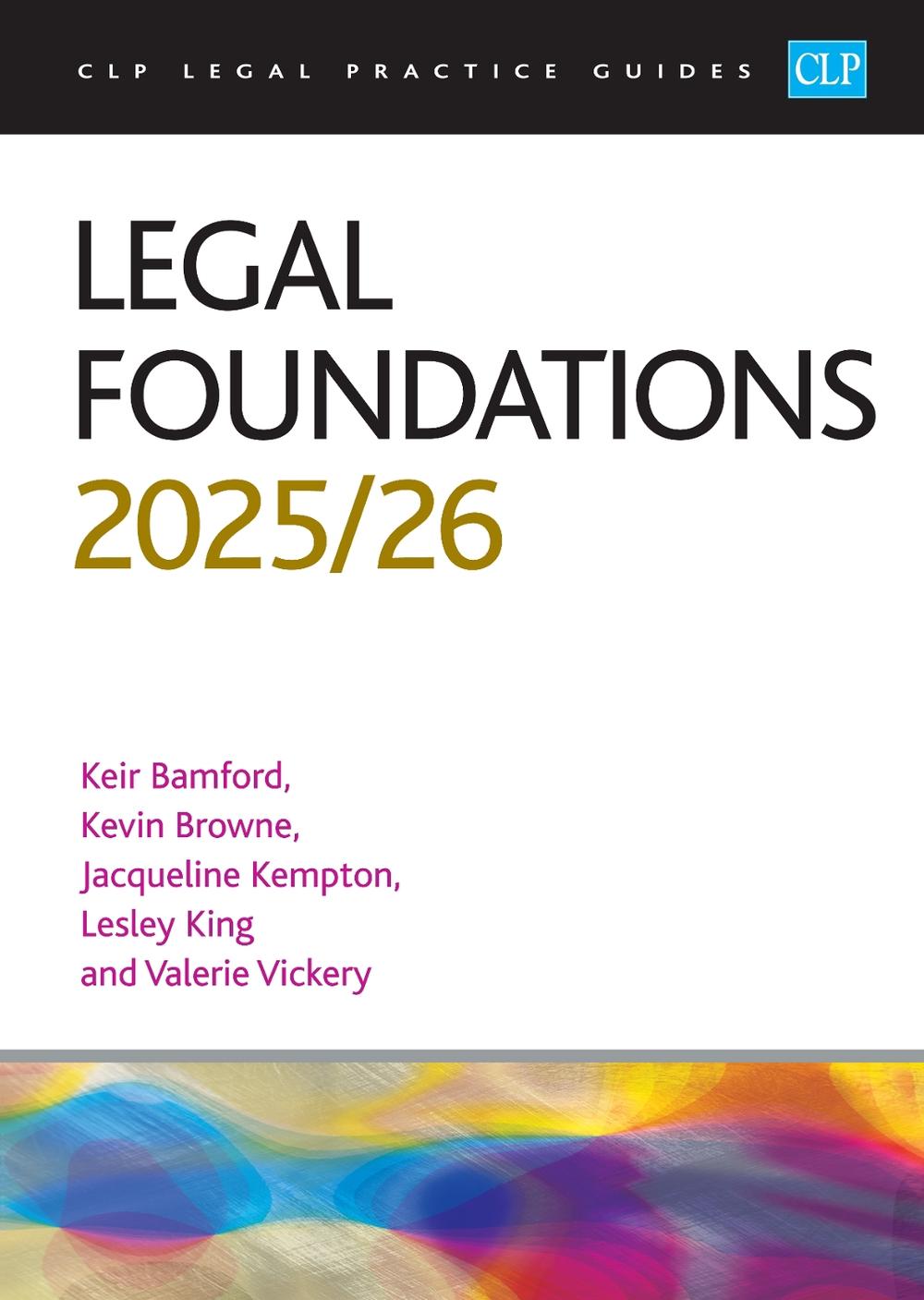 Legal Foundations 2025/26, 9781805021704