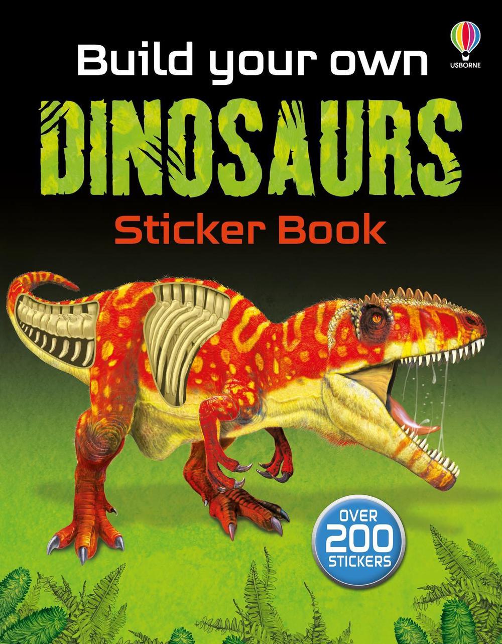 Build Your Own Dinosaurs Sticker Book, 9781805070030