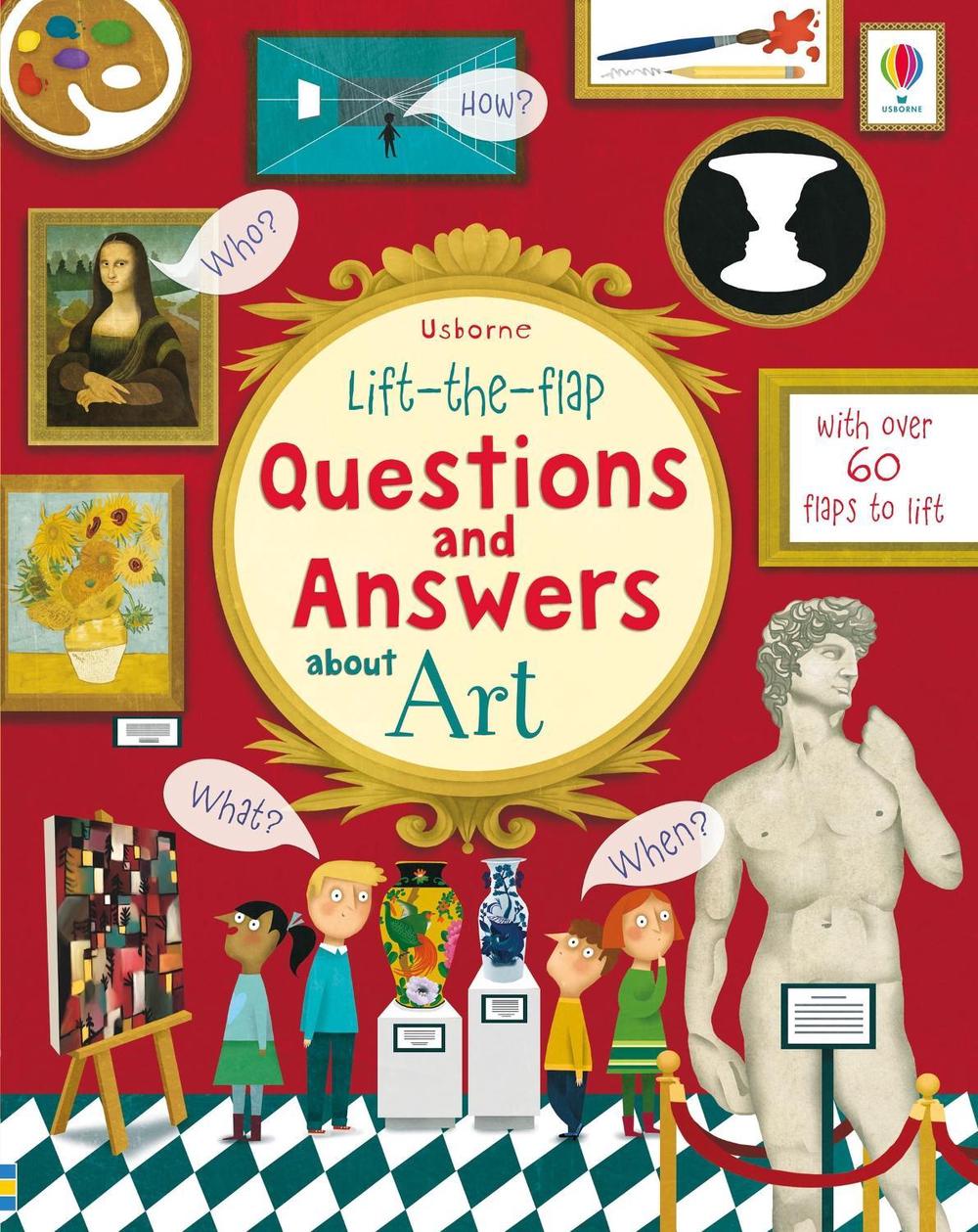 Lift-the-flap Questions and Answers about Art, 9781805070290