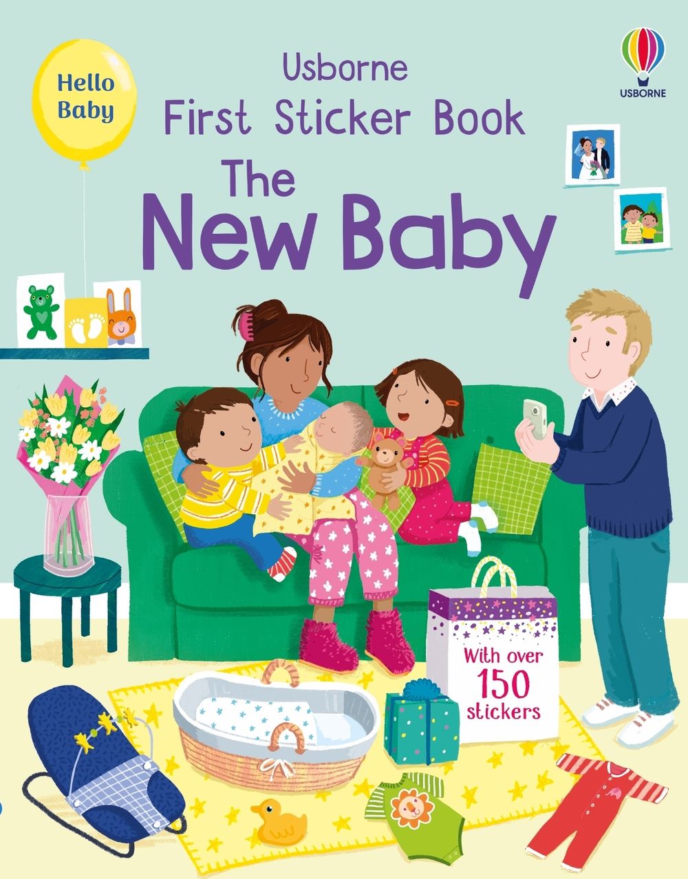 First Sticker Book The New Baby by Jessica Greenwell - ISBN: 9781805070696