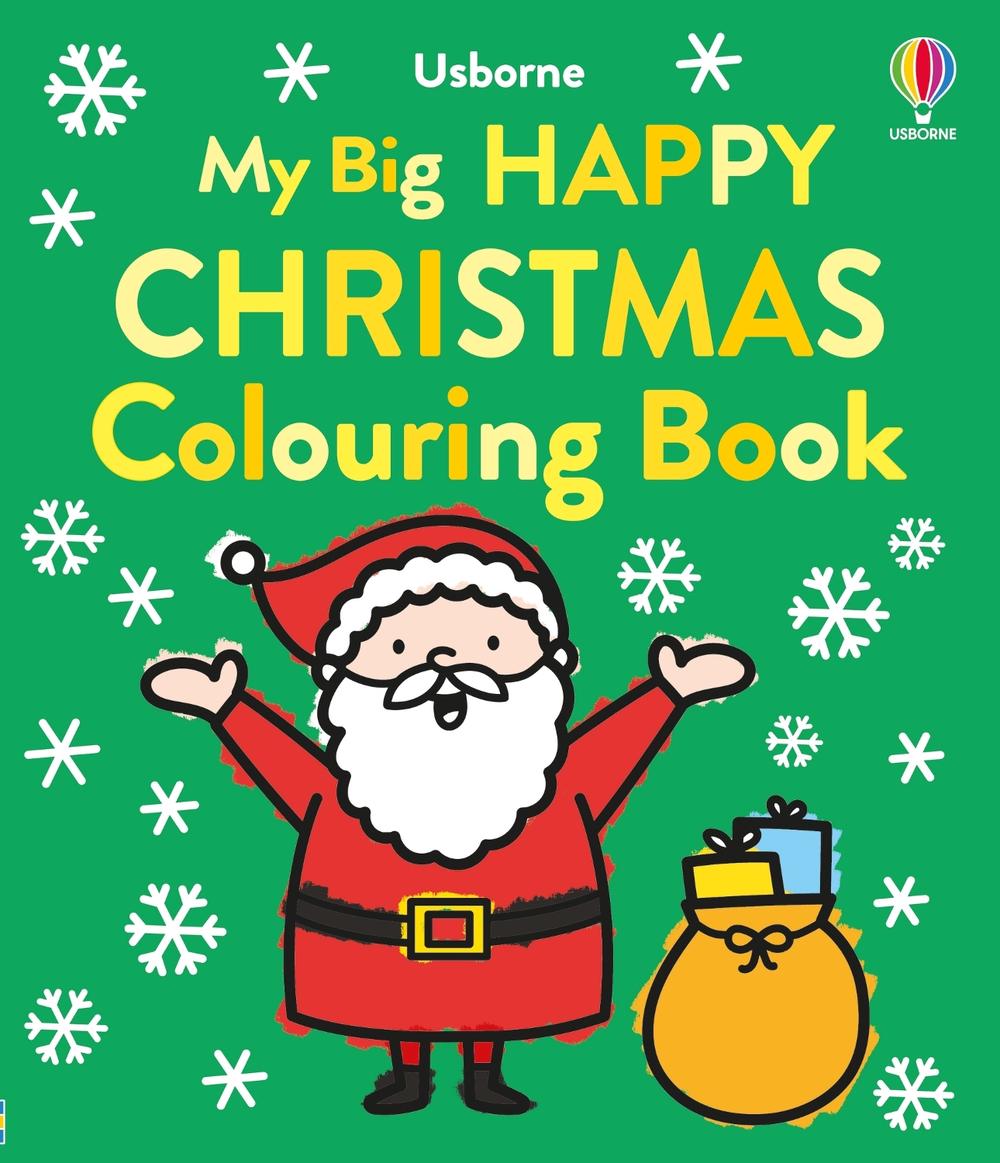 My Big Happy Christmas Colouring Book, 9781805072799