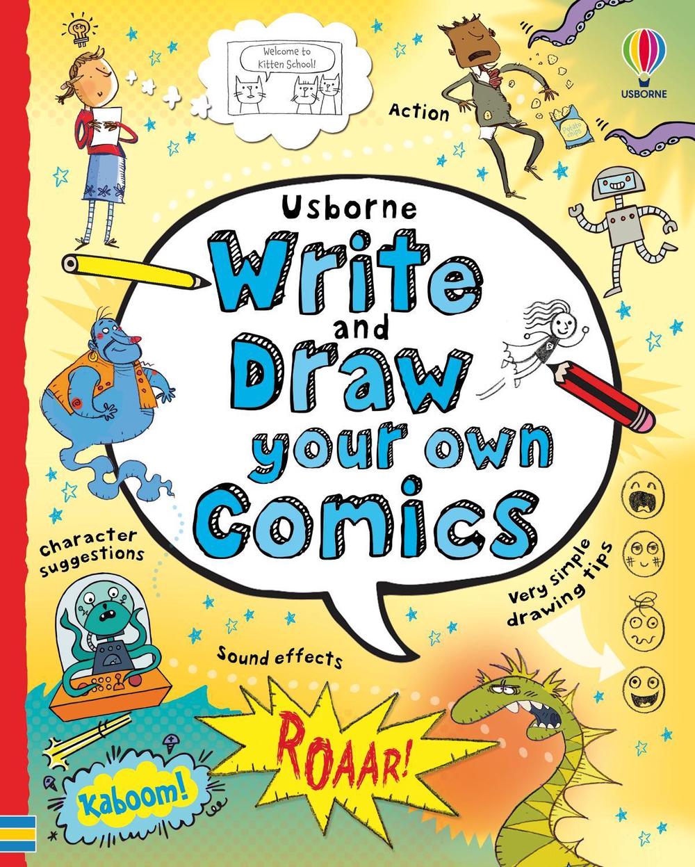 Write and Draw Your Own Comics, 9781805074854