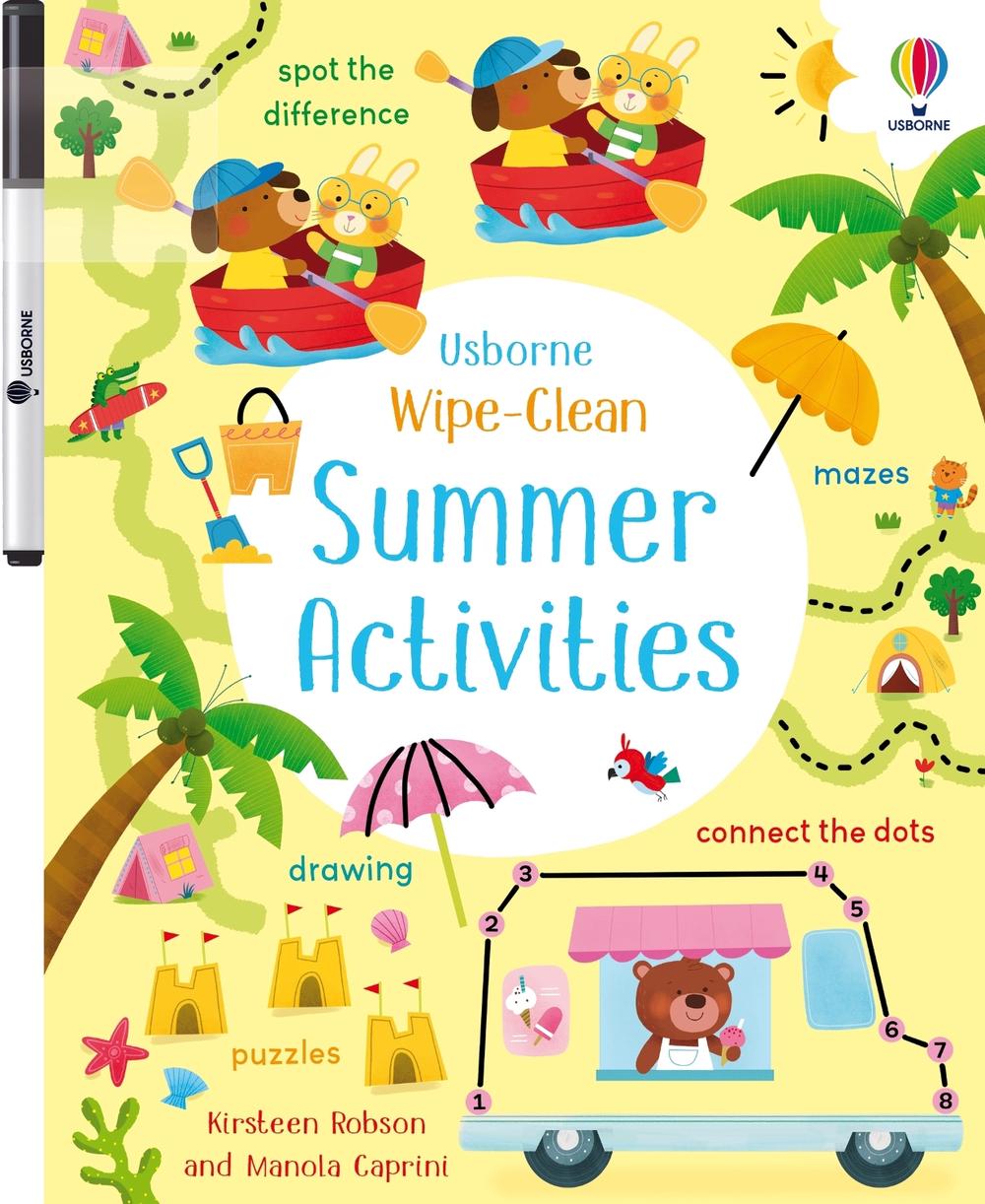 Wipe-Clean Summer Activities, 9781805074946