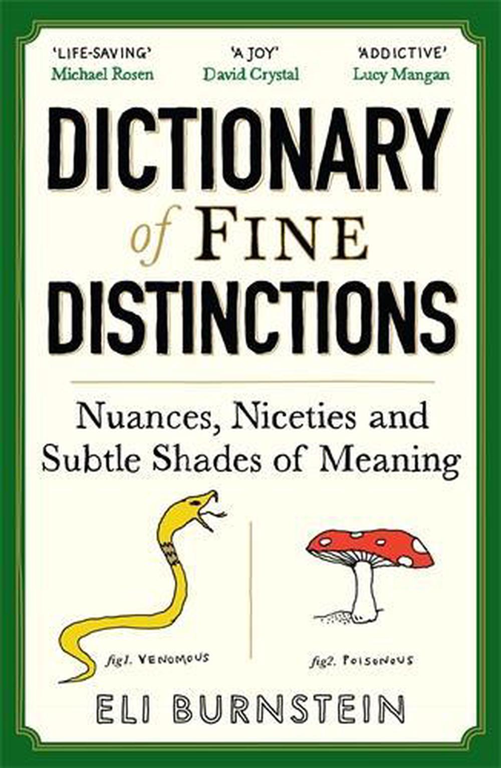 Dictionary of Fine Distinctions, 9781805227229
