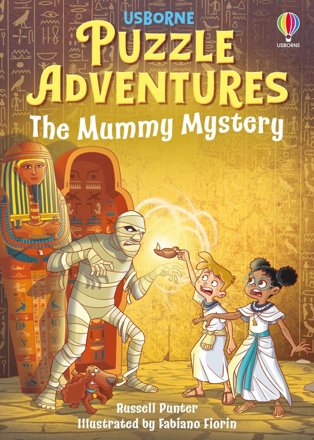 Front cover of The Mummy Mystery by Russell Punter, illustrated by Fabiano Fiorin