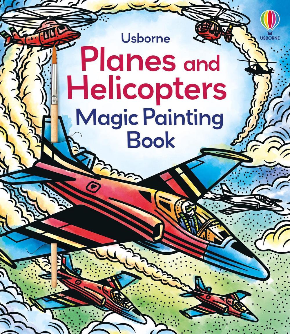 Planes and Helicopters Magic Painting Book by Andy Tudor - ISBN: 9781805312888