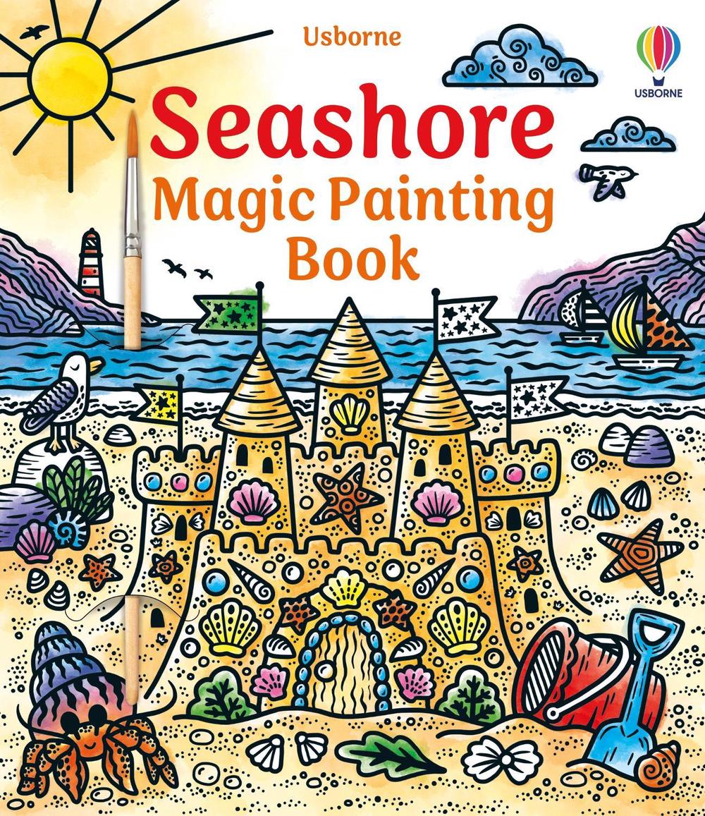 Seashore Magic Painting Book, 9781805318705