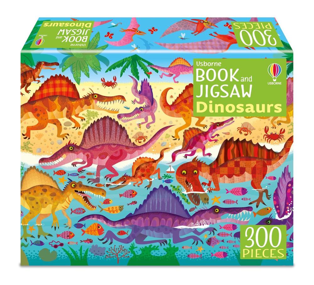 Usborne Book and Jigsaw Dinosaurs, 9781805319443
