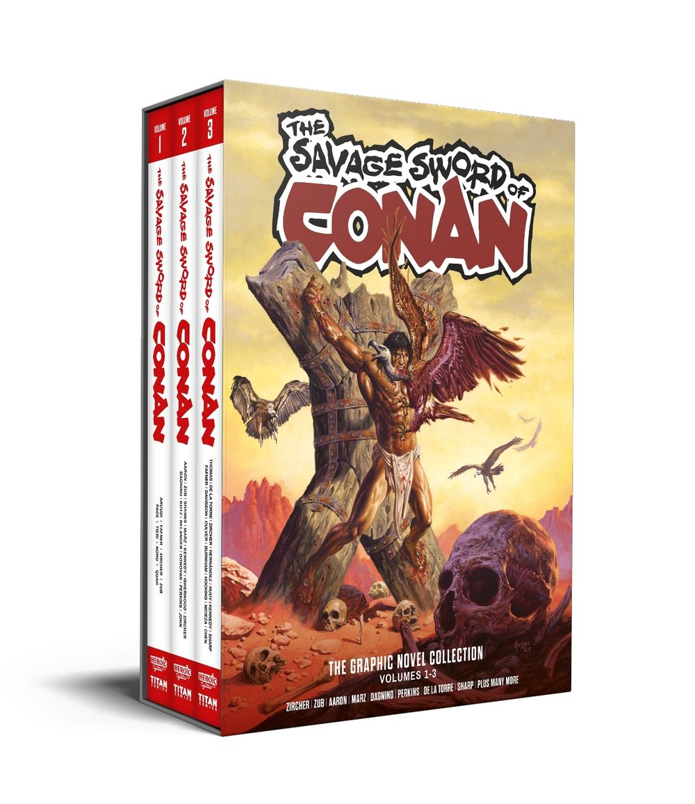 The Savage Sword of Conan 1-3 Slipcase Set by Jim Zub - ISBN: 9781806182664