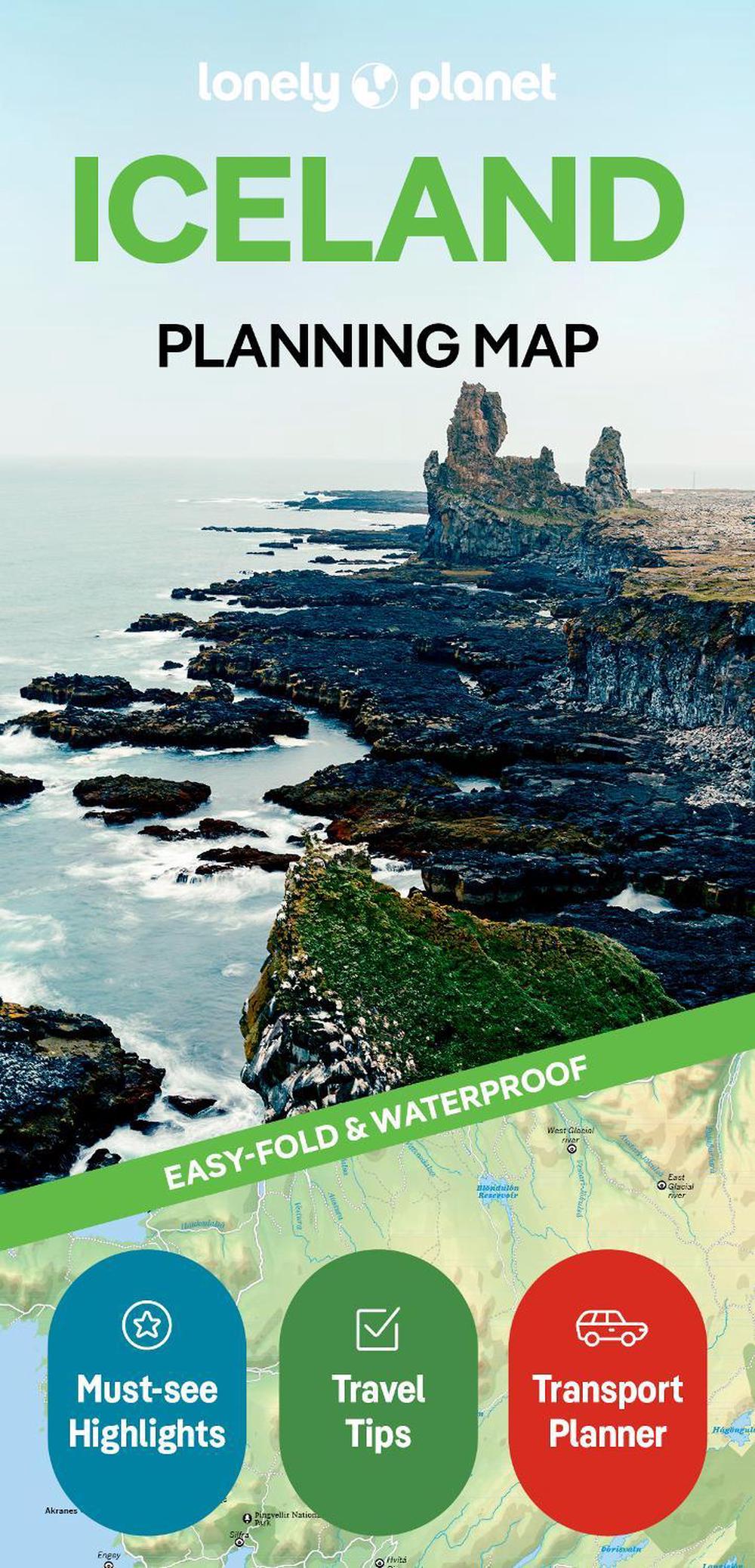 Lonely Planet Iceland Planning Map, 9781806533305