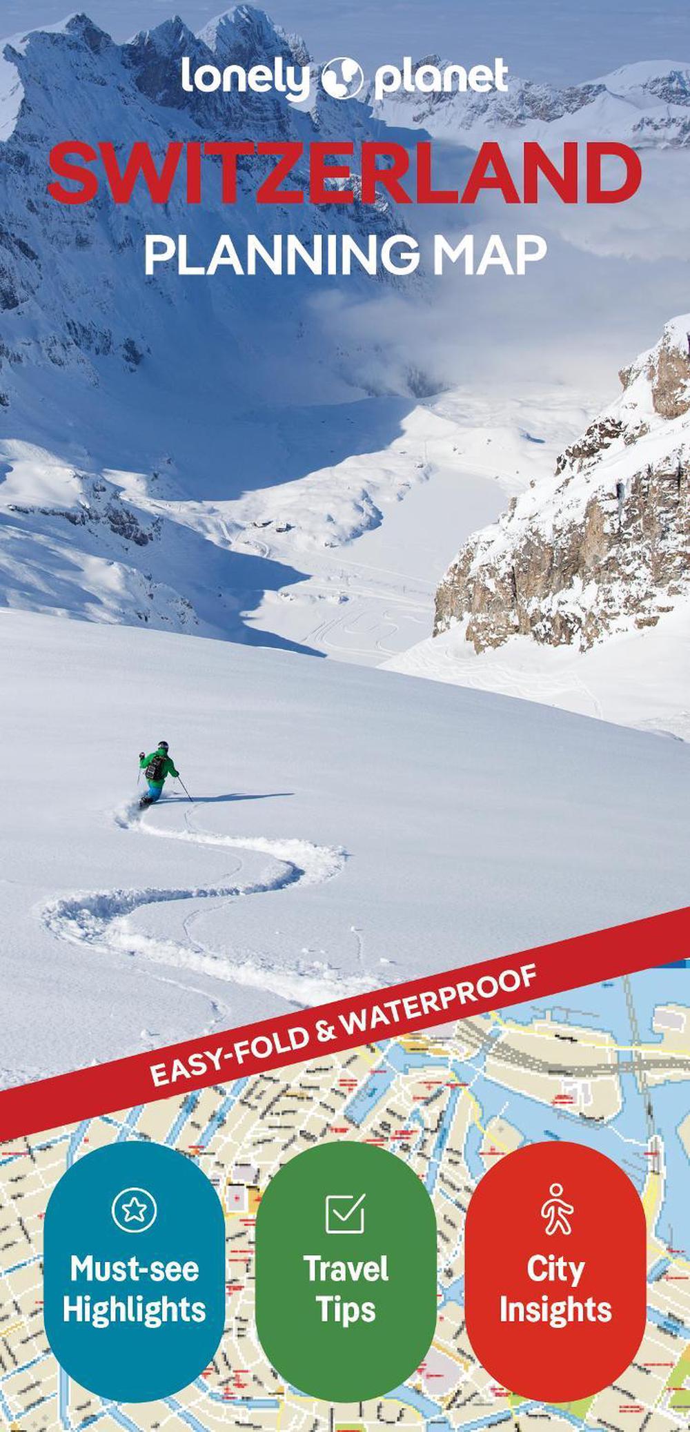 Lonely Planet Switzerland Planning Map, 9781806533312