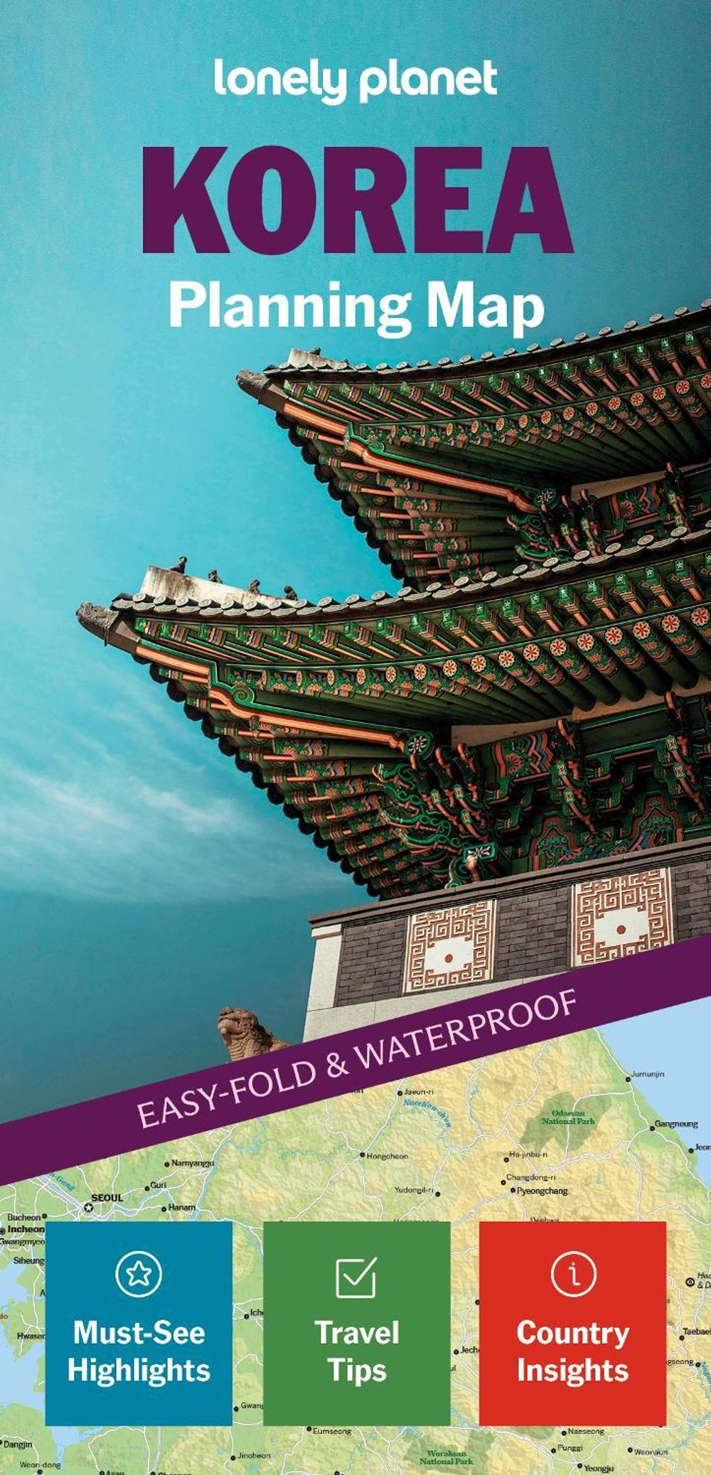 Lonely Planet Korea Planning Map by Lonely Planet - ISBN: 9781806533329