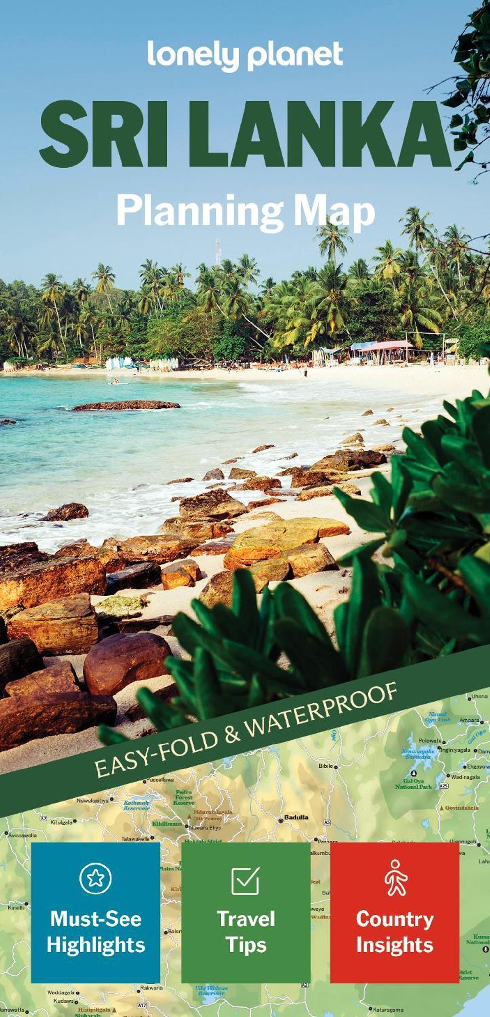 Lonely Planet Sri Lanka Planning Map by Lonely Planet - ISBN: 9781806533336