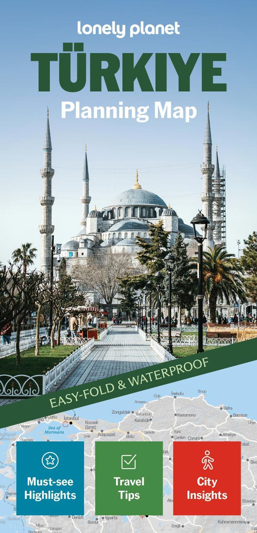 Lonely Planet Turkiye Planning Map by Lonely Planet - ISBN: 9781806533343