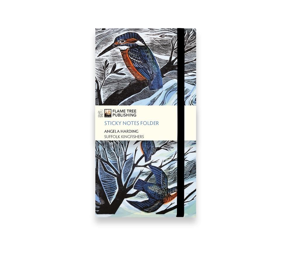 Angela Harding: Suffolk Kingfishers Flame Tree Sticky Notes Folder by Flame Tree Studio - ISBN: 9781806942305