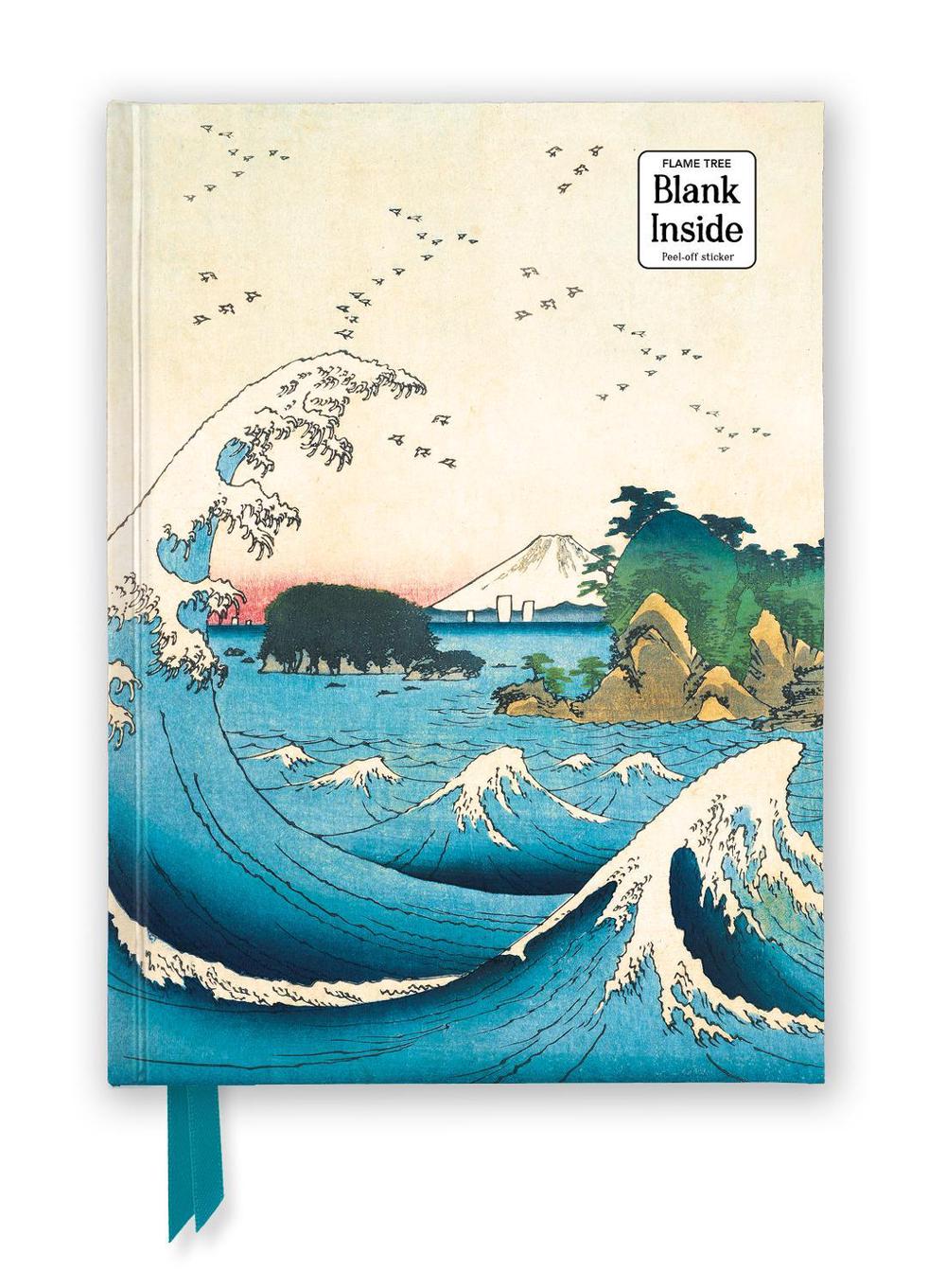Hiroshige II: The Seven-Mile Beach in Sagami Province (Foiled Blank Journal), 9781806942558