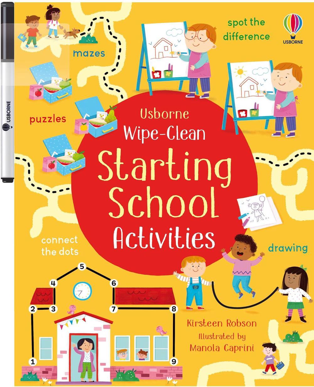 Wipe-Clean Starting School Activities, 9781835403495