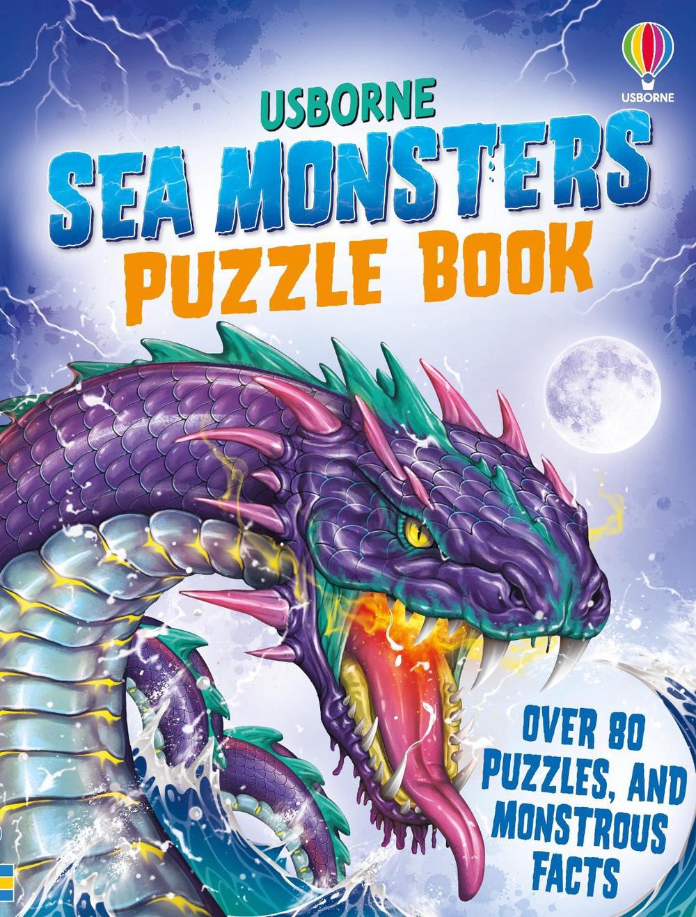 Sea Monsters Puzzle Book, 9781835408544