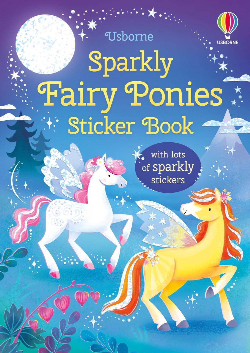 Sparkly Fairy Ponies Sticker Book, 9781835409572
