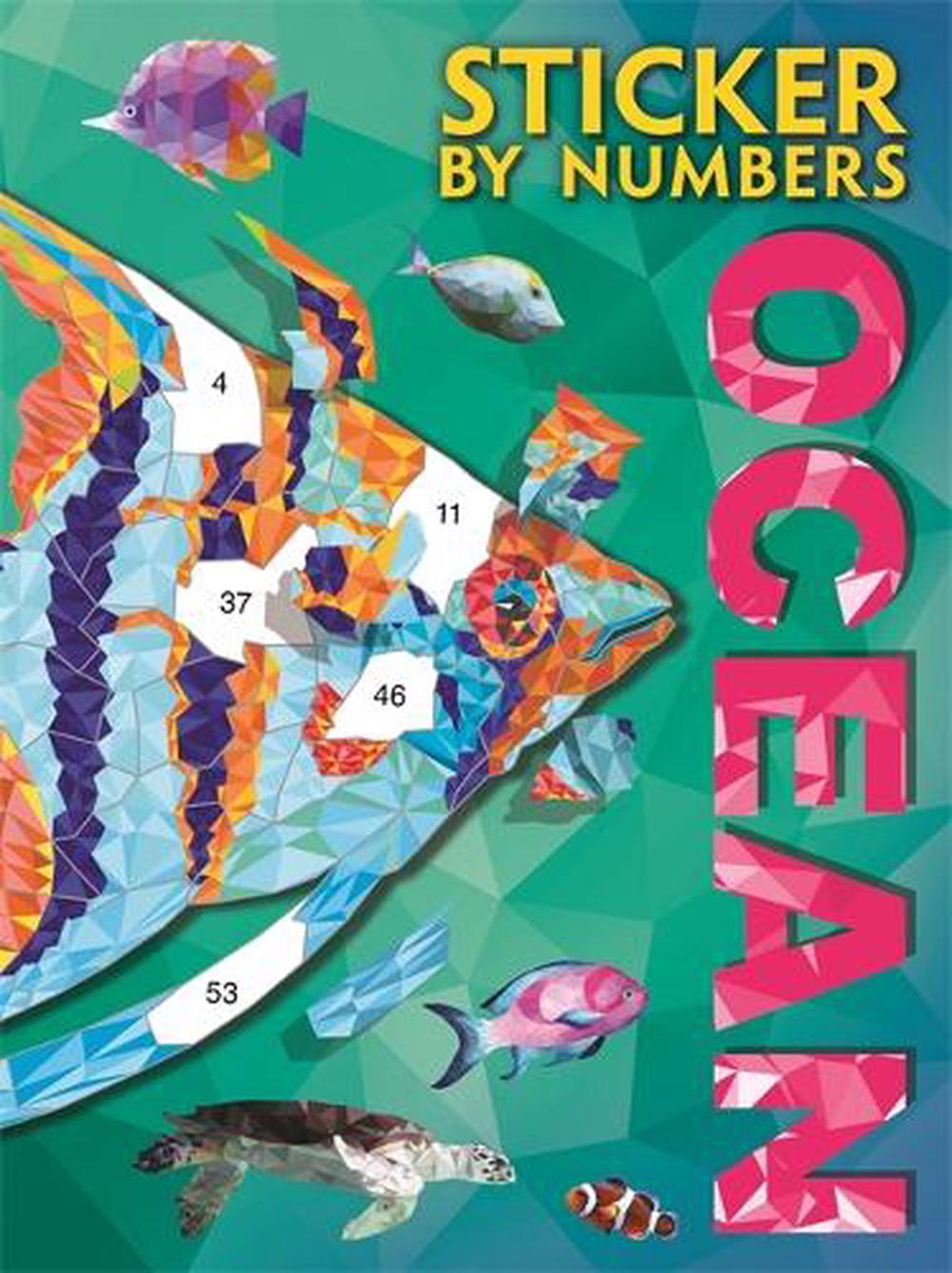 Sticker By Numbers: Ocean, 9781835442128