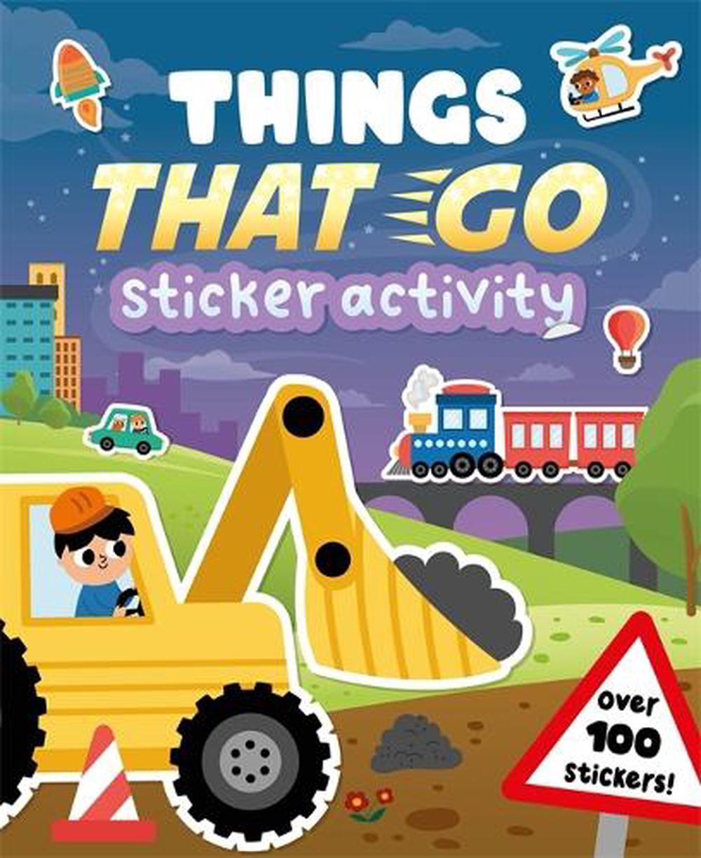 Things That Go Sticker Activity, 9781835448021