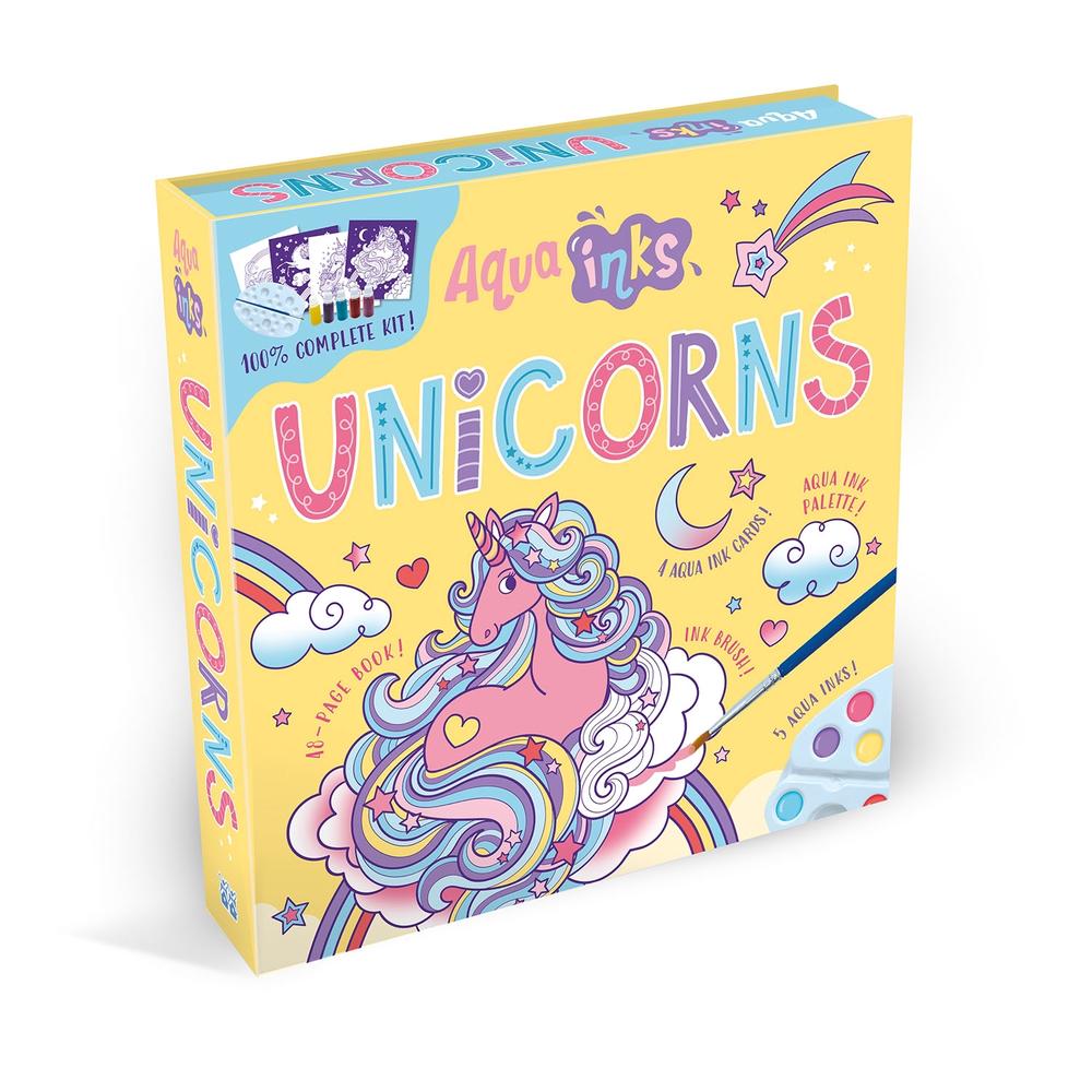Aqua Inks Unicorns by Connie Isaacs - ISBN: 9781835550144
